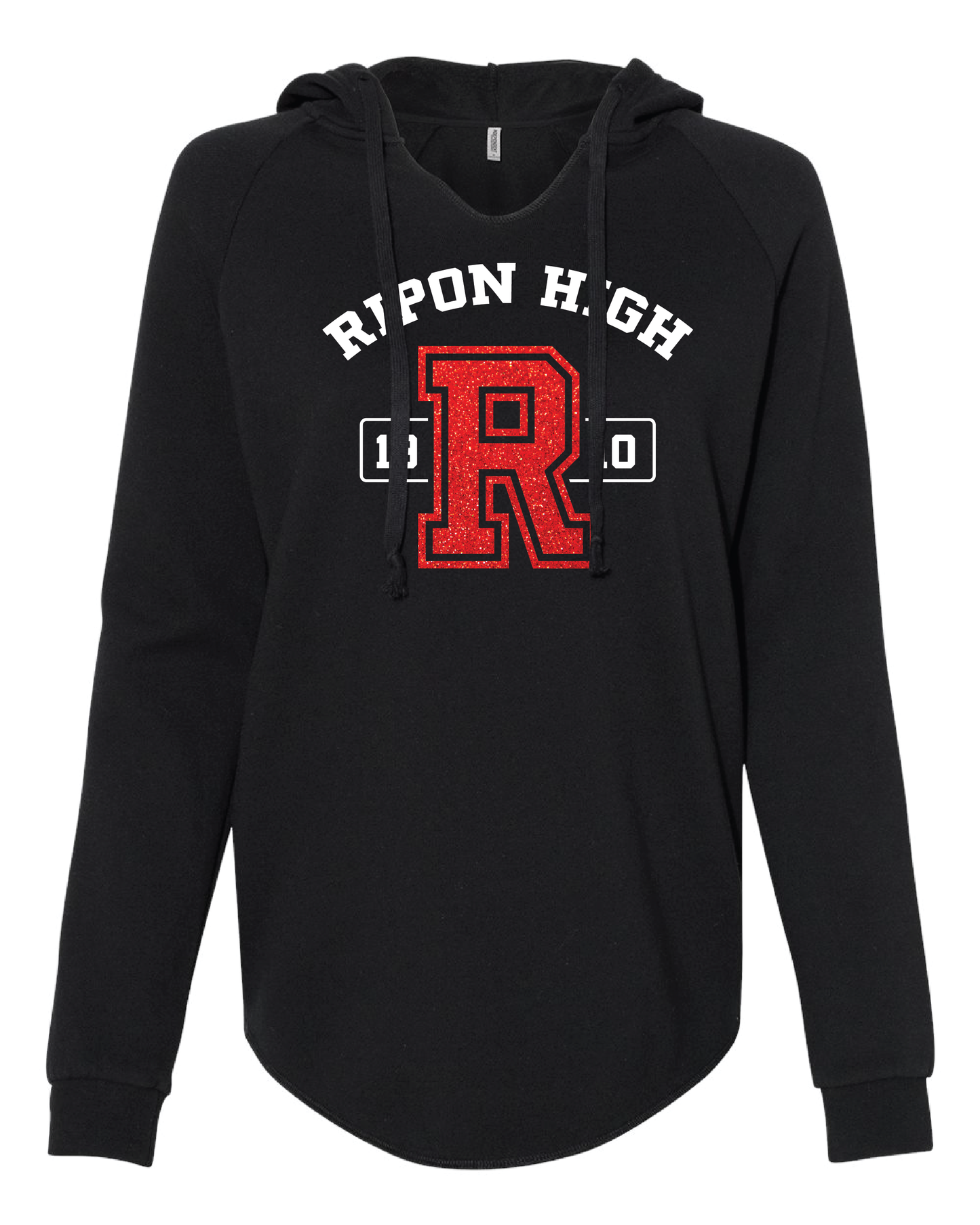 Ripon High Women's V Neck Hoodie (Choose your design!)