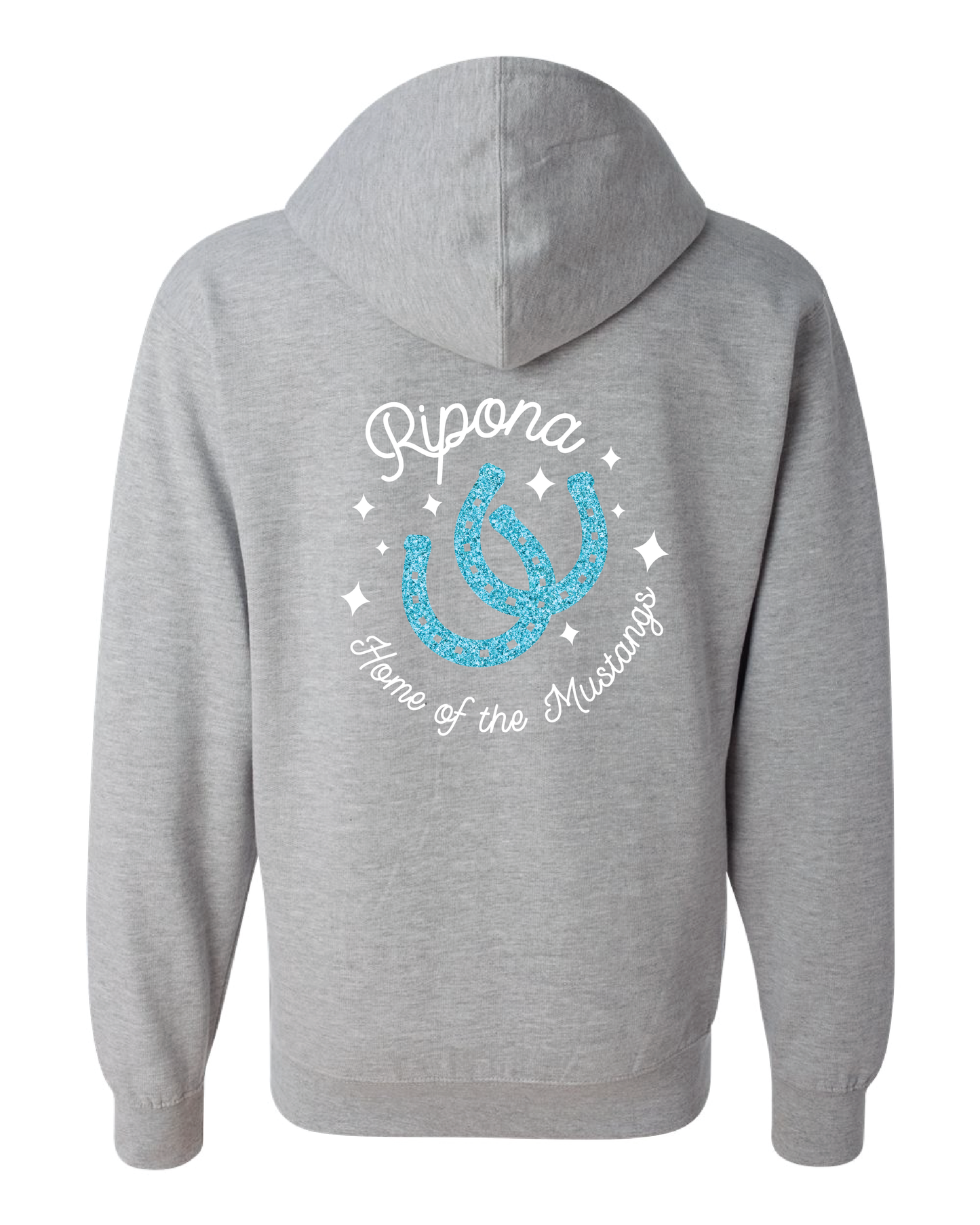 Groovy Mustangs Zip Up Hoodie