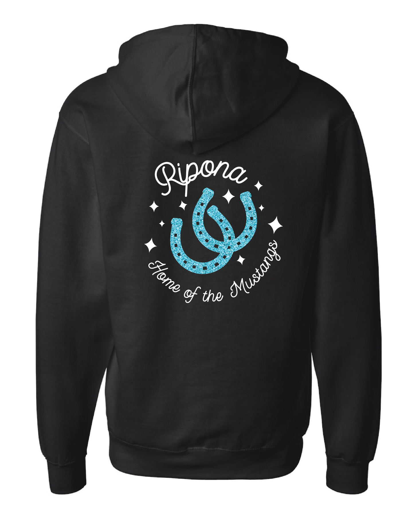 Groovy Mustangs Zip Up Hoodie