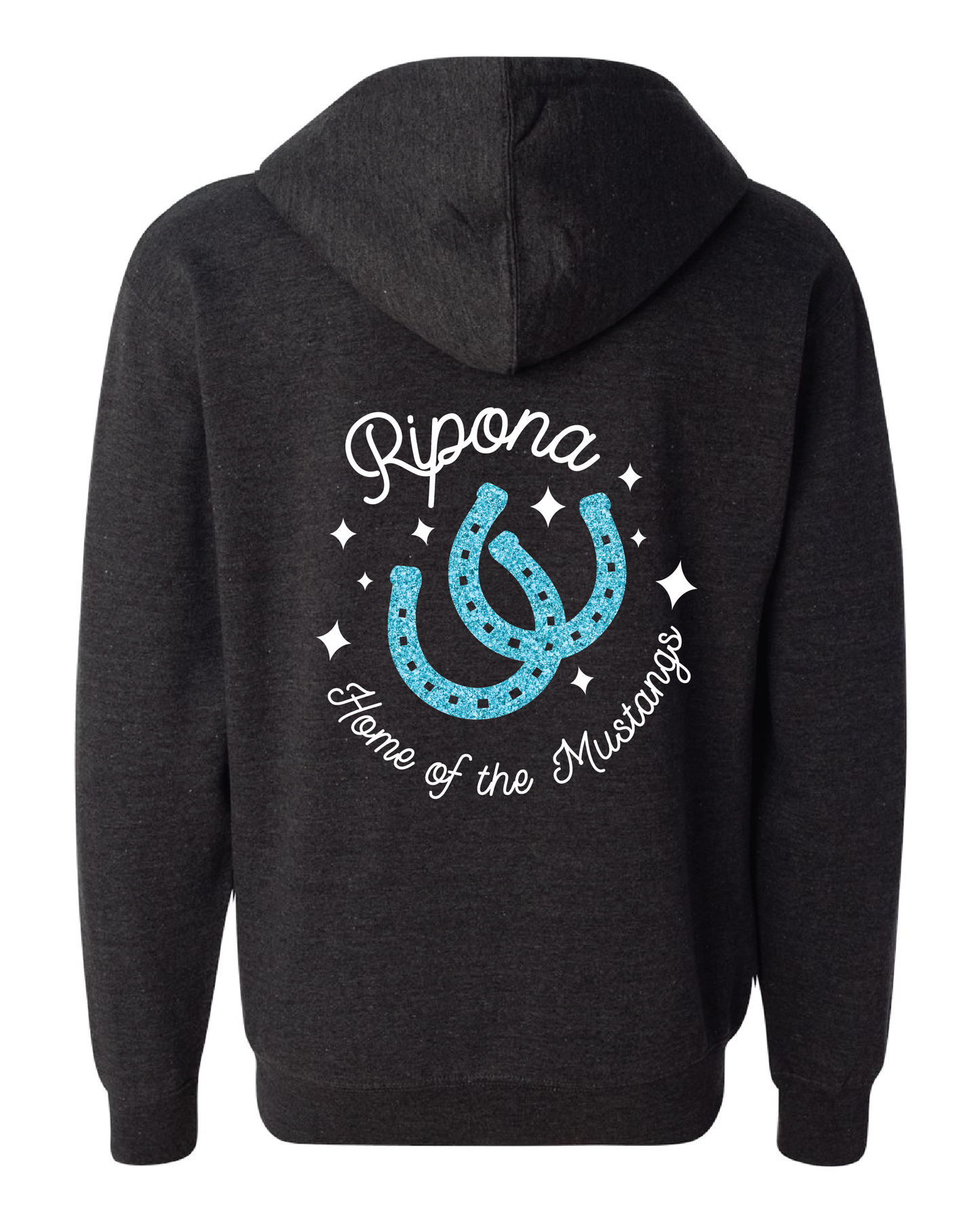 Groovy Mustangs Zip Up Hoodie