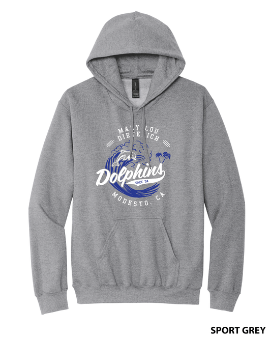 Surfing Dolphins Hoodie