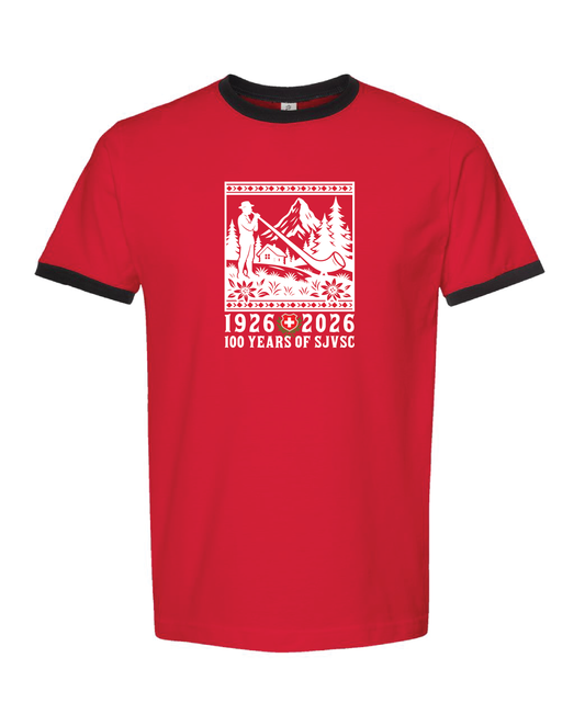 Swiss Ringer Tee (Choose your Design!)