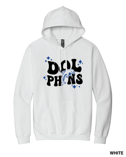 Groovy Dolphins Hoodie
