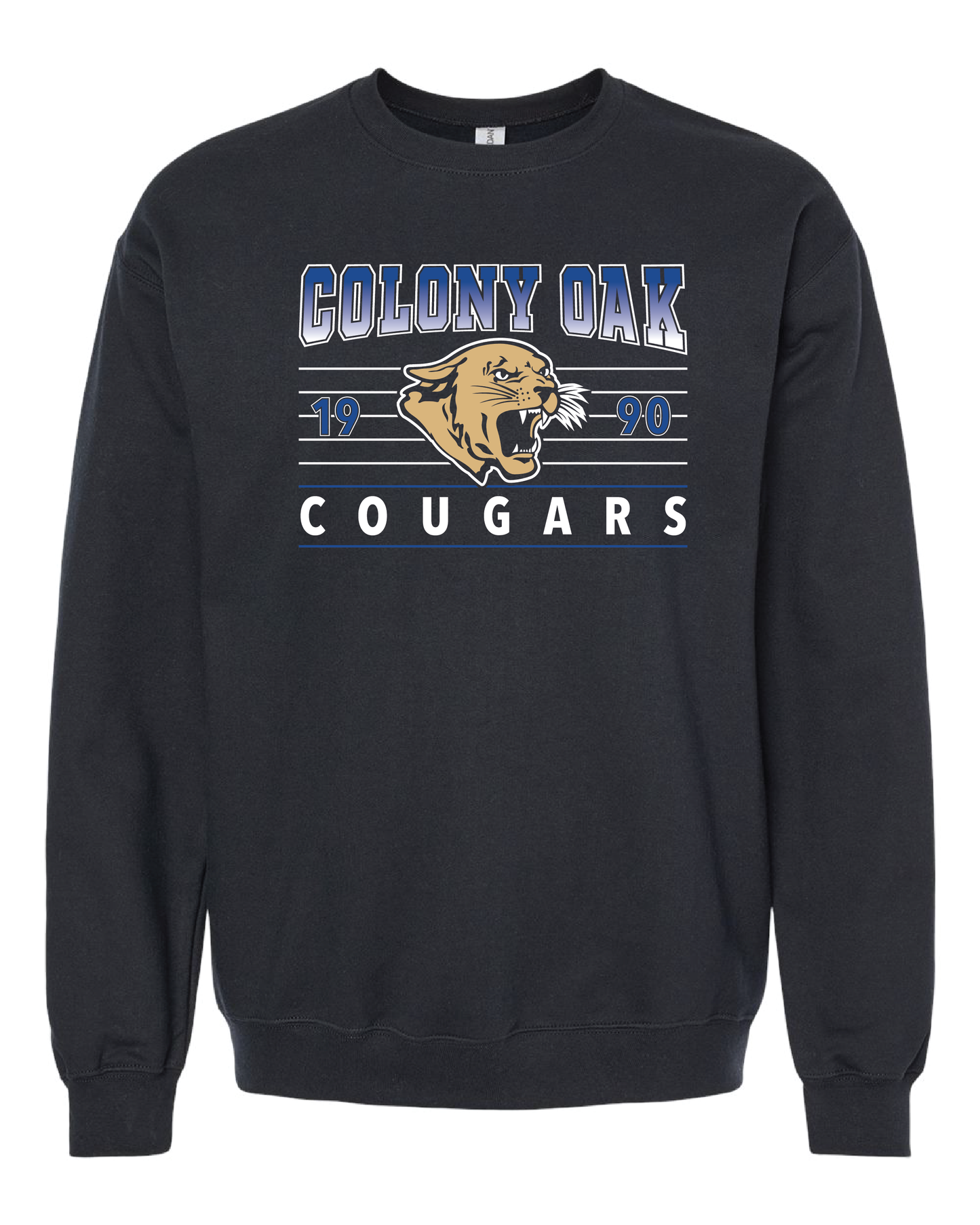 Ombre Cougars Crewneck Sweatshirt