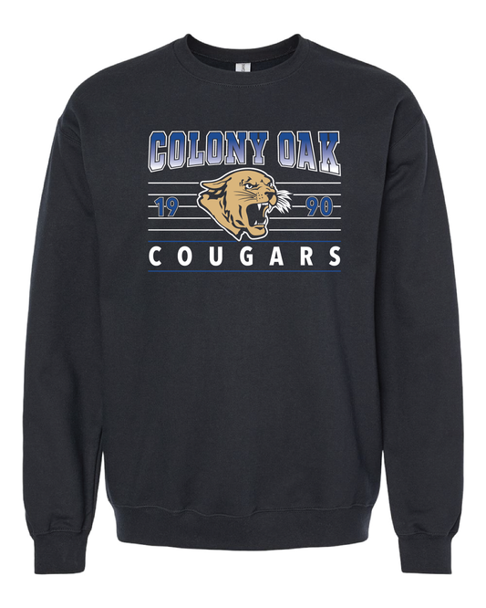 Ombre Cougars Crewneck Sweatshirt