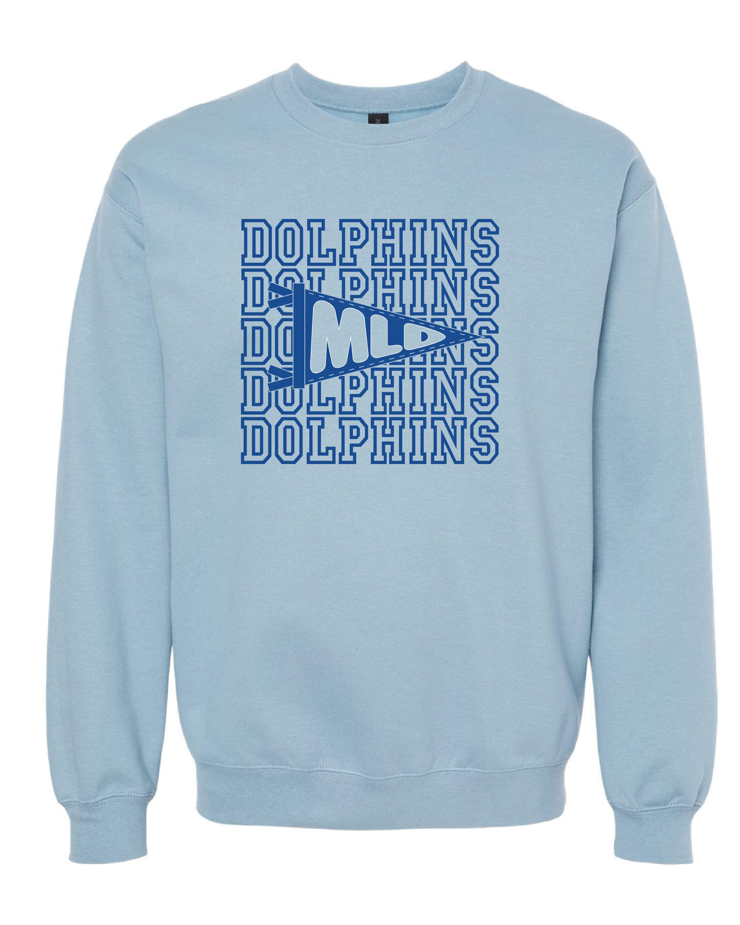 Pennant Dolphins Crewneck