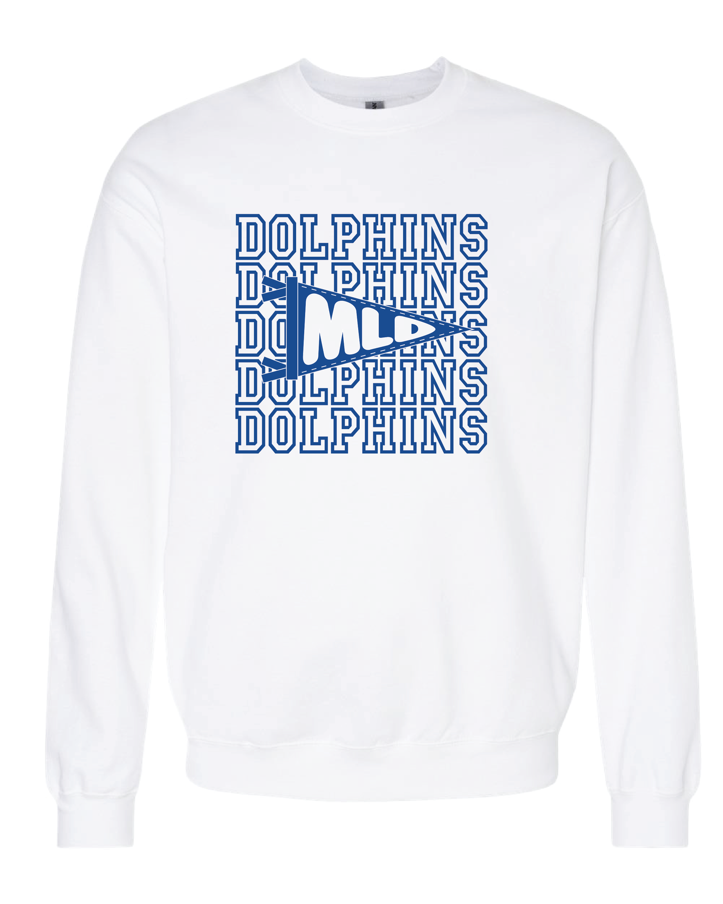 Pennant Dolphins Crewneck