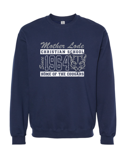 MLCS Vintage Cougar Crewneck Sweatshirt