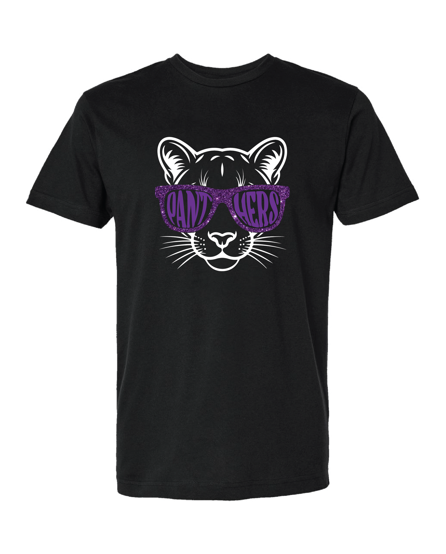 Panther Glitter Glasses Shirt