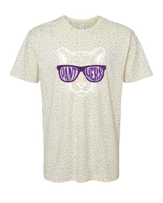 Panther Glitter Glasses Shirt