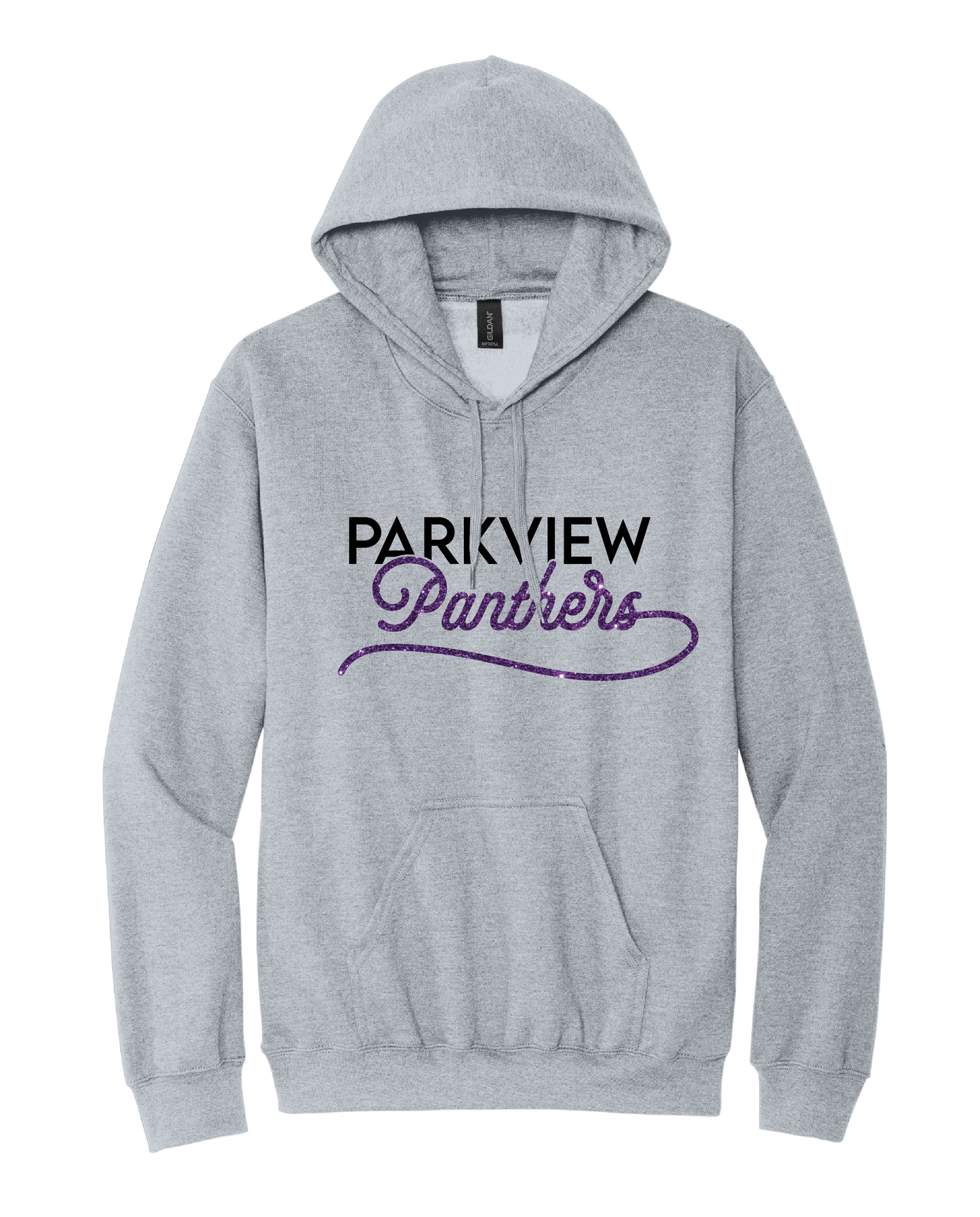 Glitter Script Panthers Hoodie
