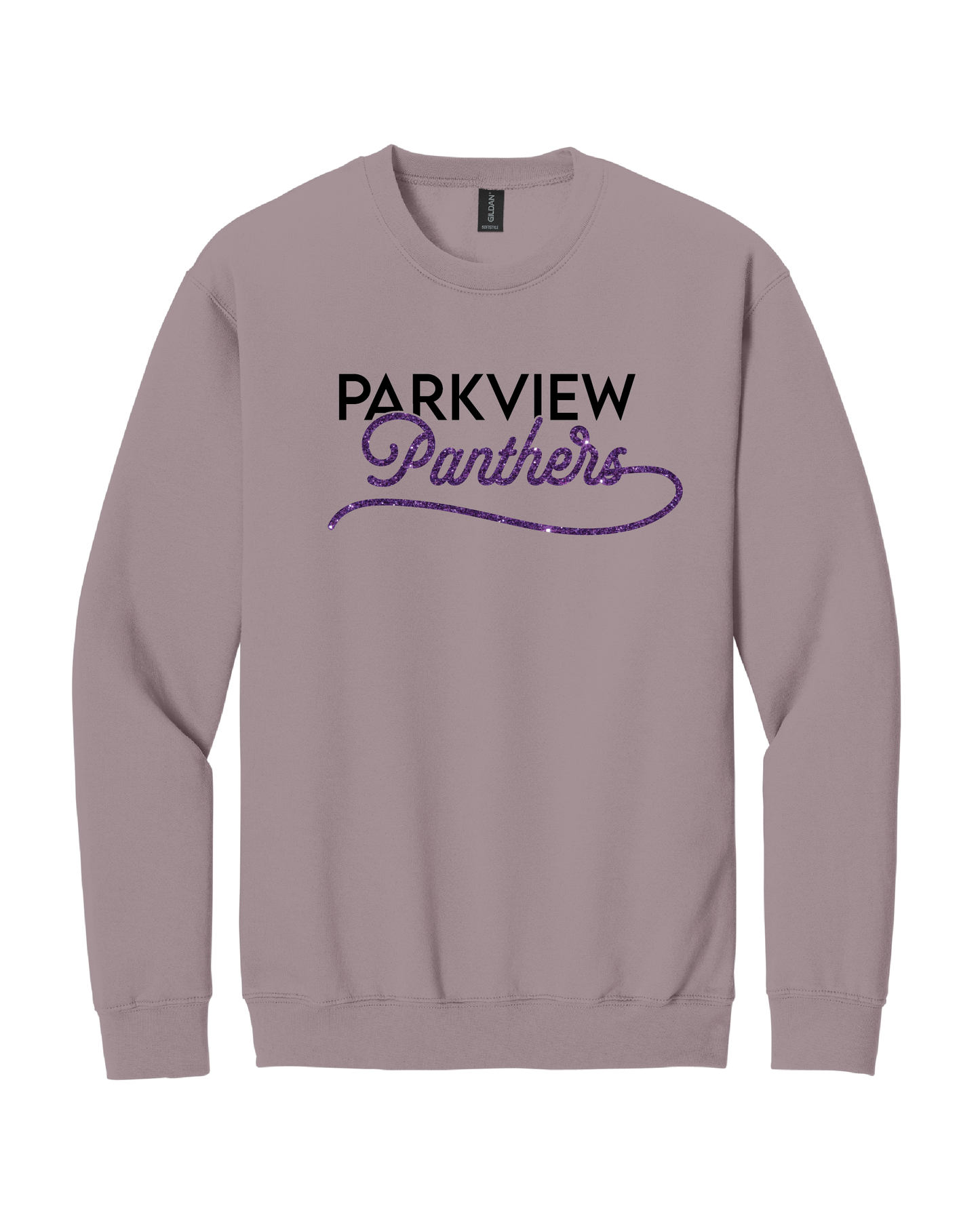 Glitter Script Crewneck Sweatshirt
