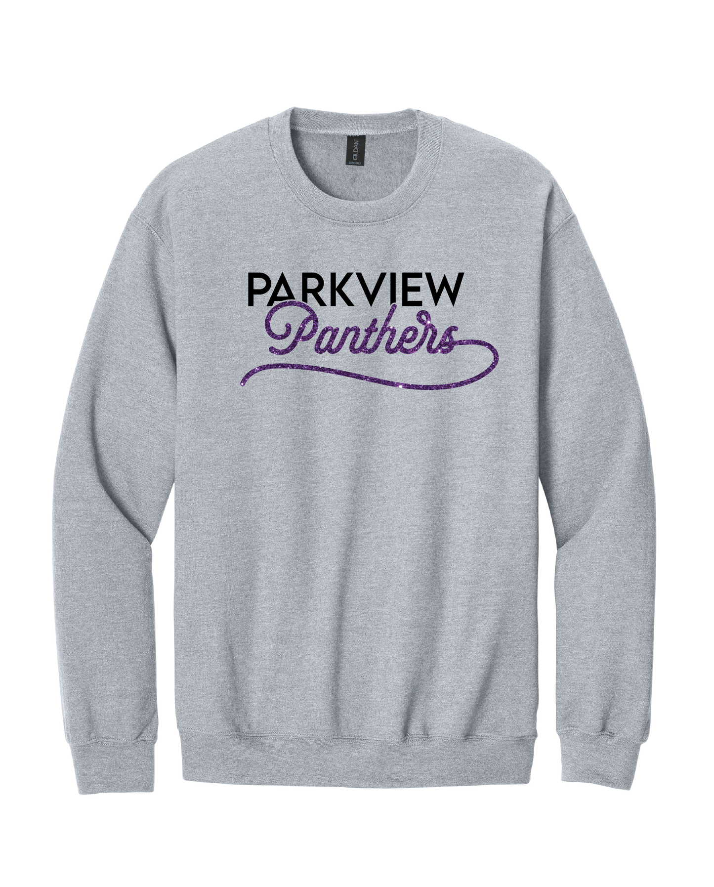 Glitter Script Crewneck Sweatshirt