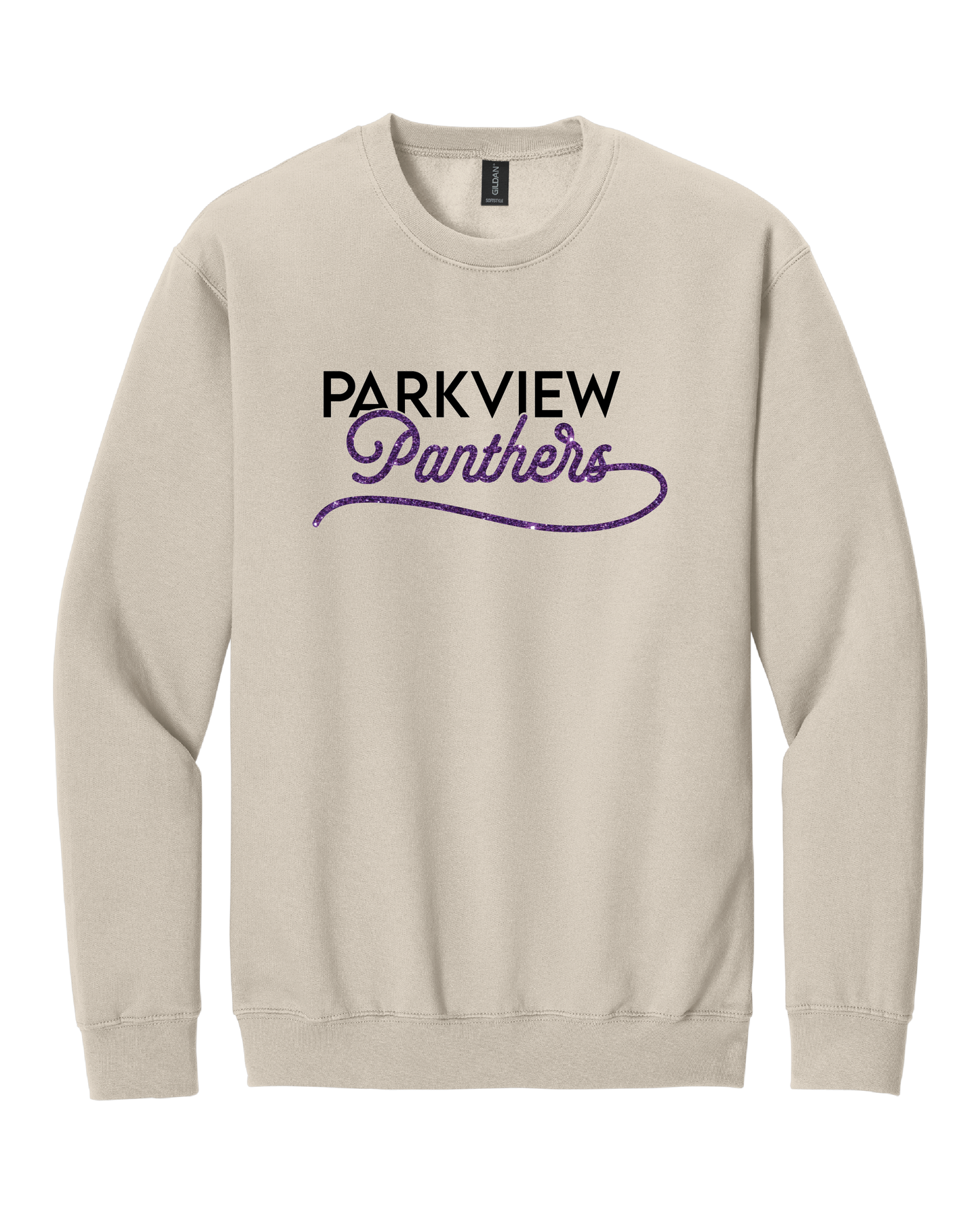 Glitter Script Crewneck Sweatshirt