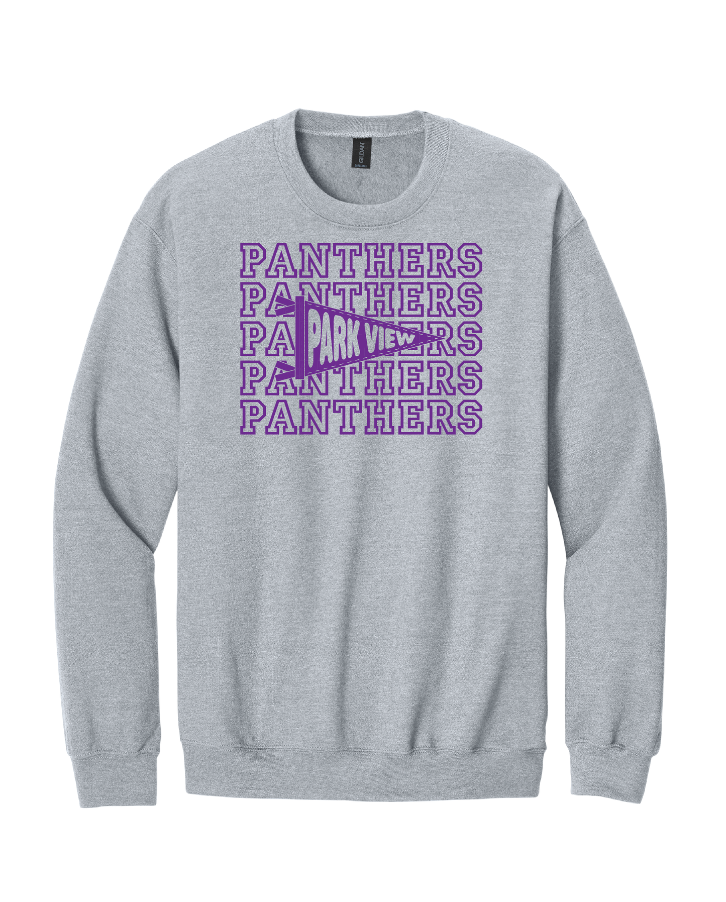 Panther Pennant Flag Crewneck Sweatshirt