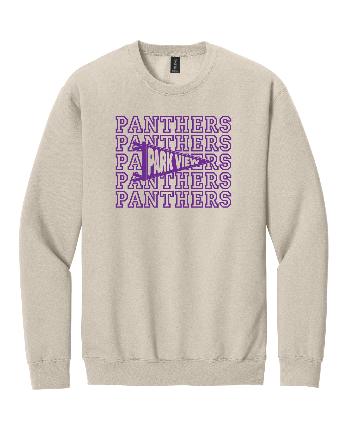 Panther Pennant Flag Crewneck Sweatshirt