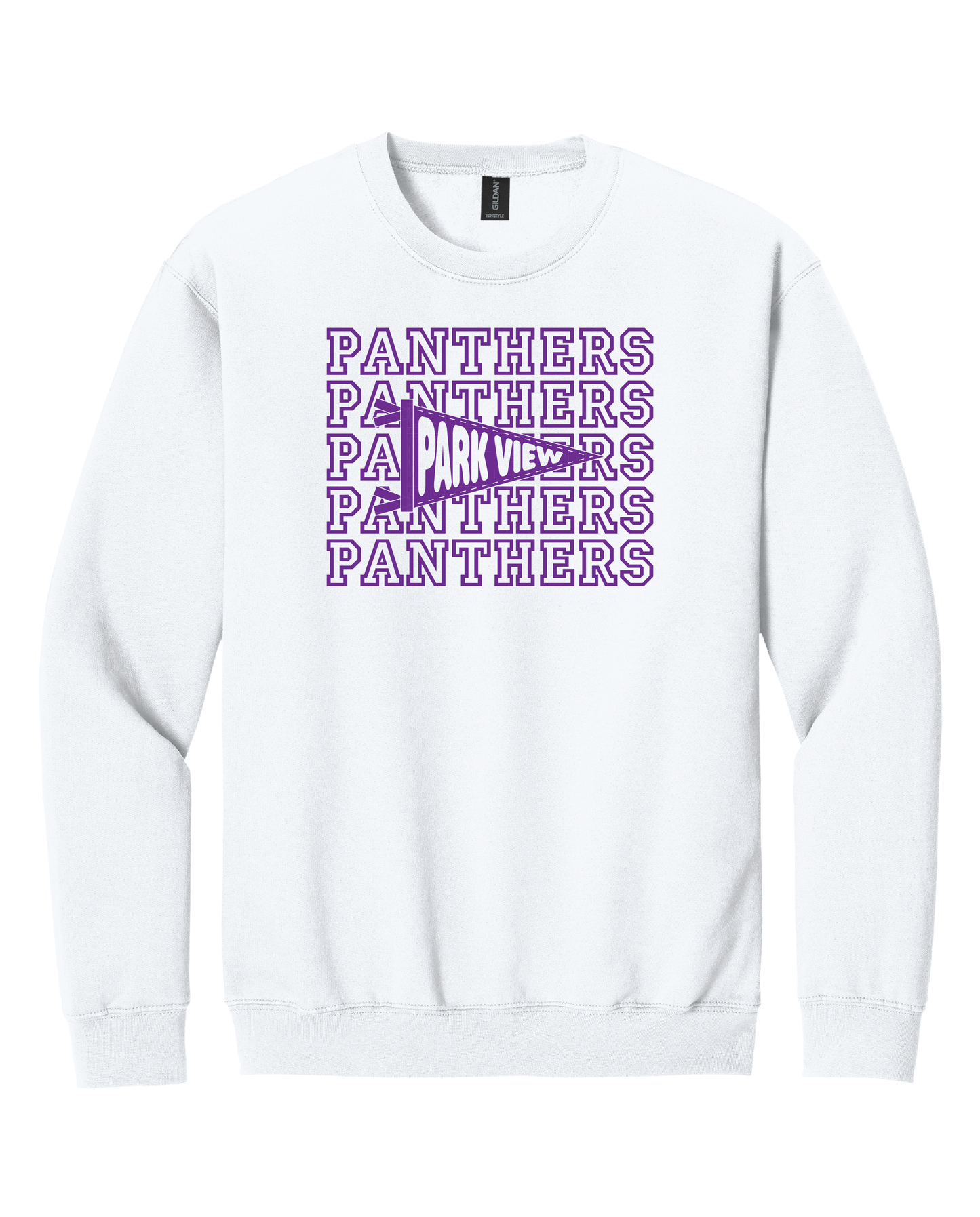Panther Pennant Flag Crewneck Sweatshirt