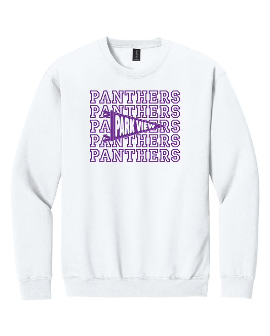 Panther Pennant Flag Crewneck Sweatshirt