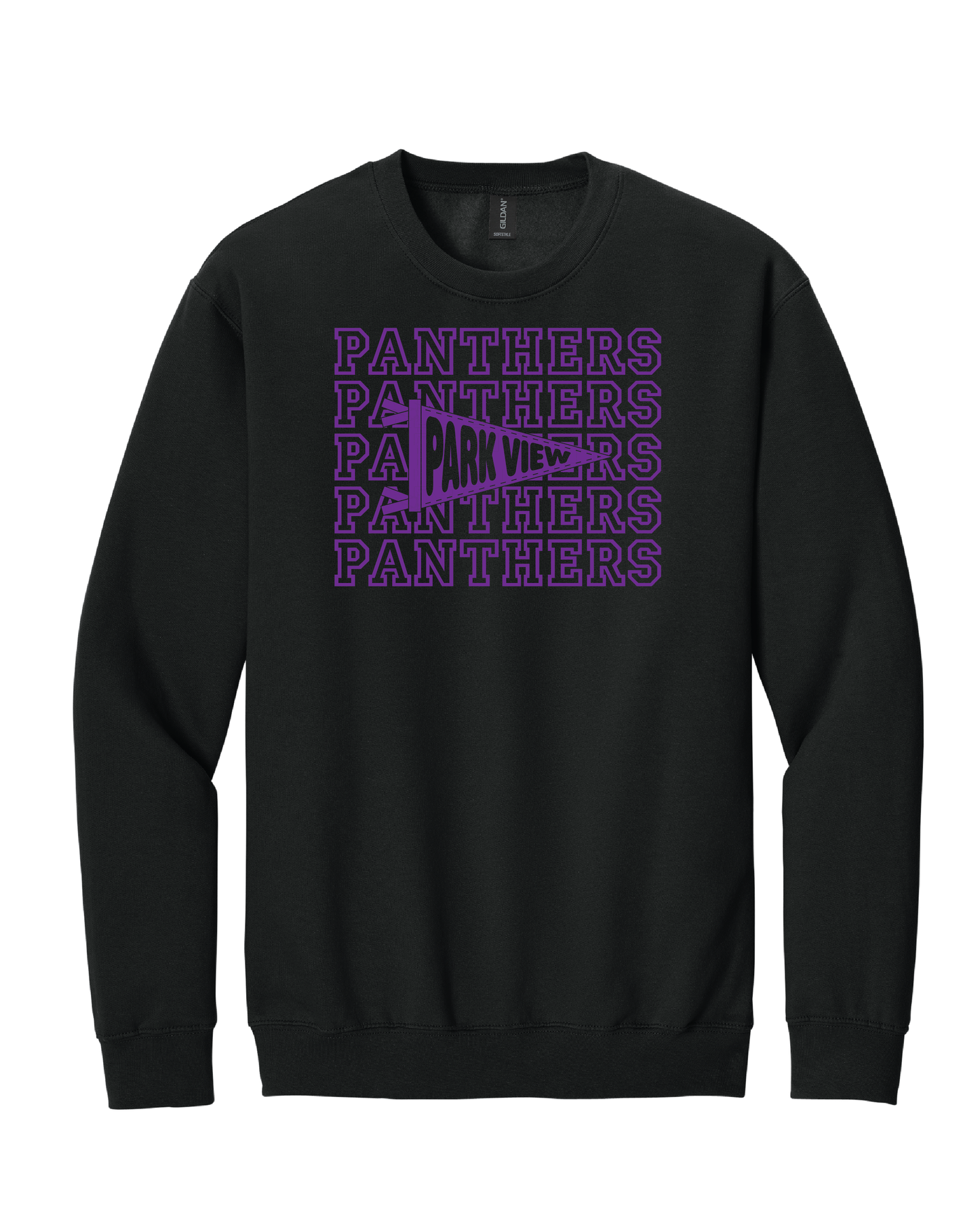 Panther Pennant Flag Crewneck Sweatshirt