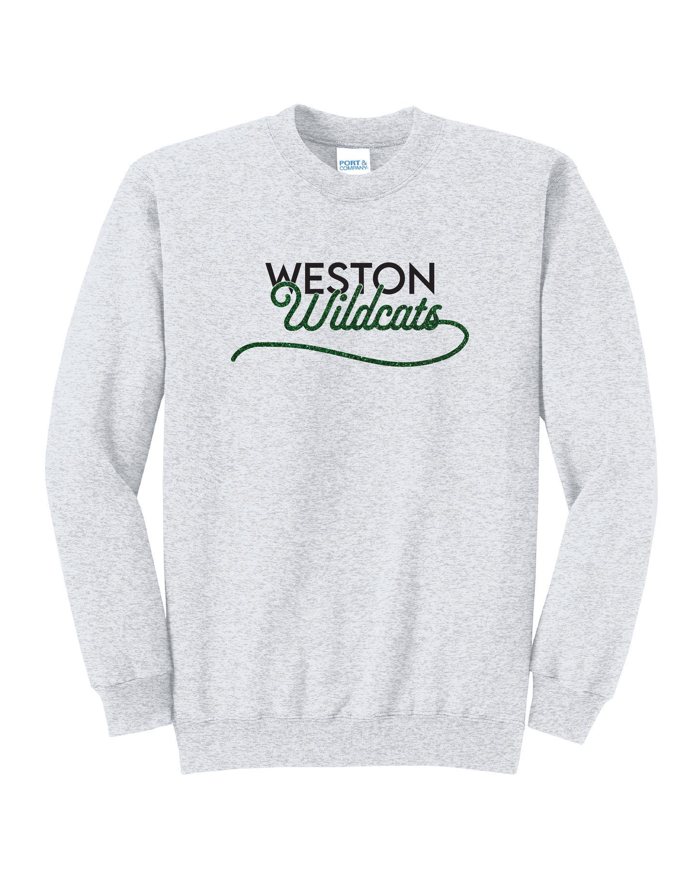 Glitter Script Crewneck