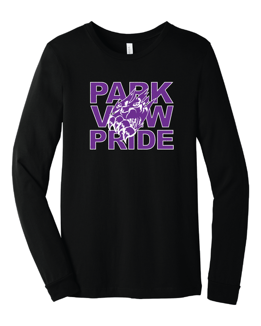 Park View Long Sleeve Tee (choose your logo)