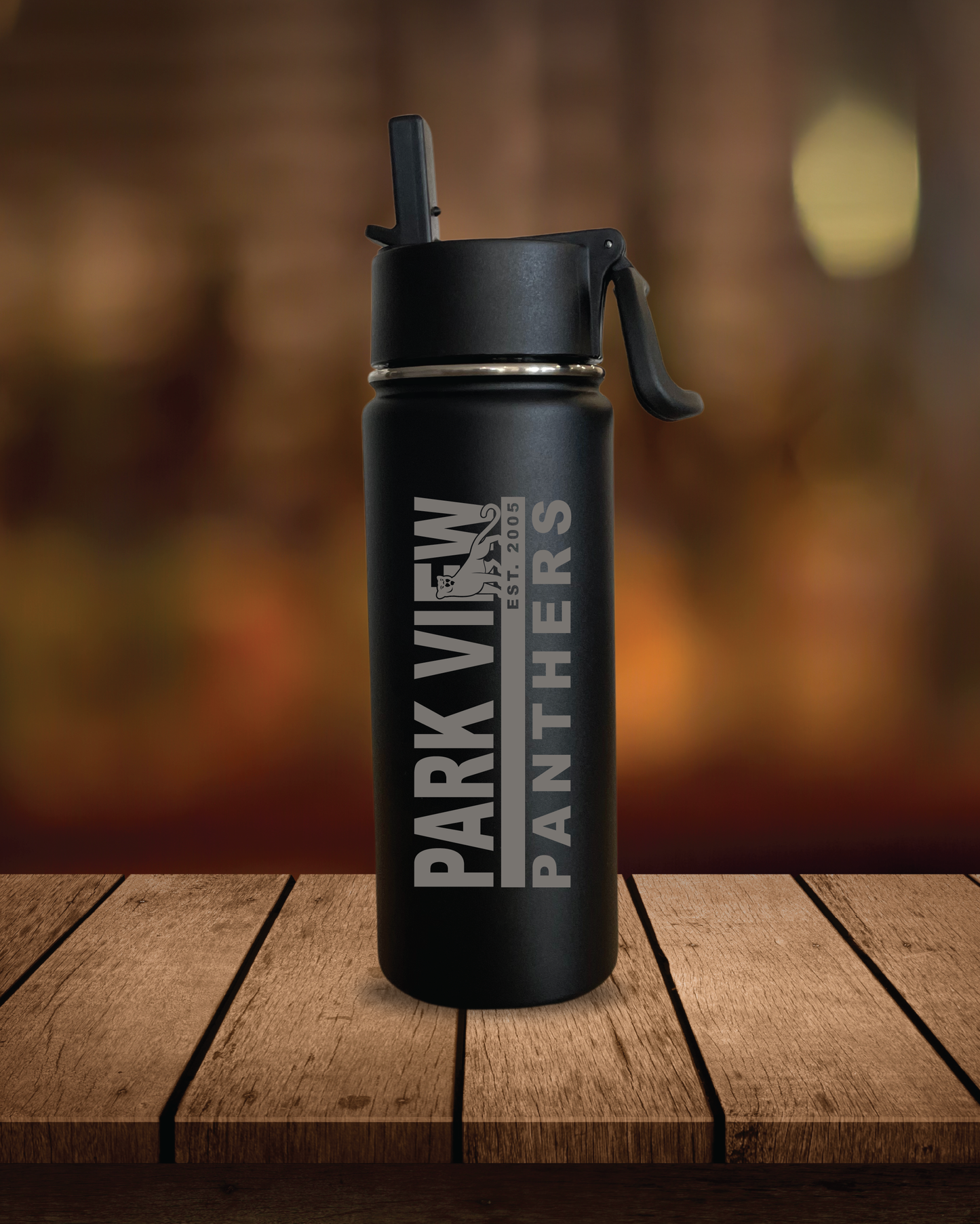 Panthers Insulated Water Bottle