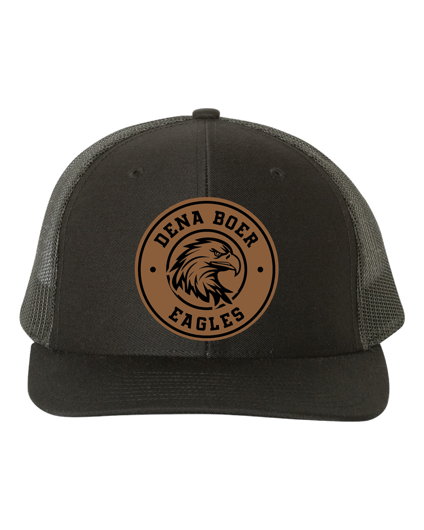 Snapback Leather Patch Hat