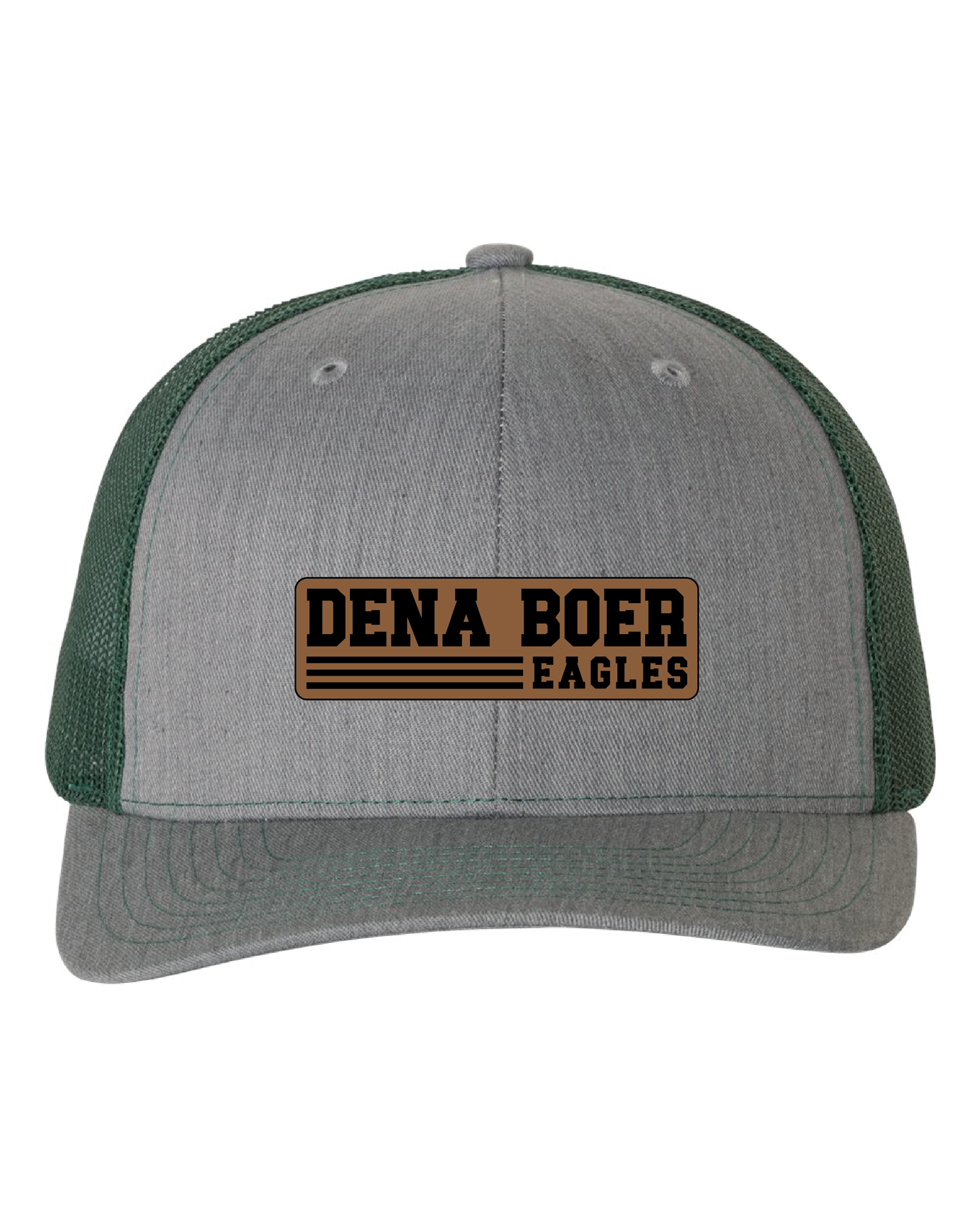 Snapback Leather Patch Hat