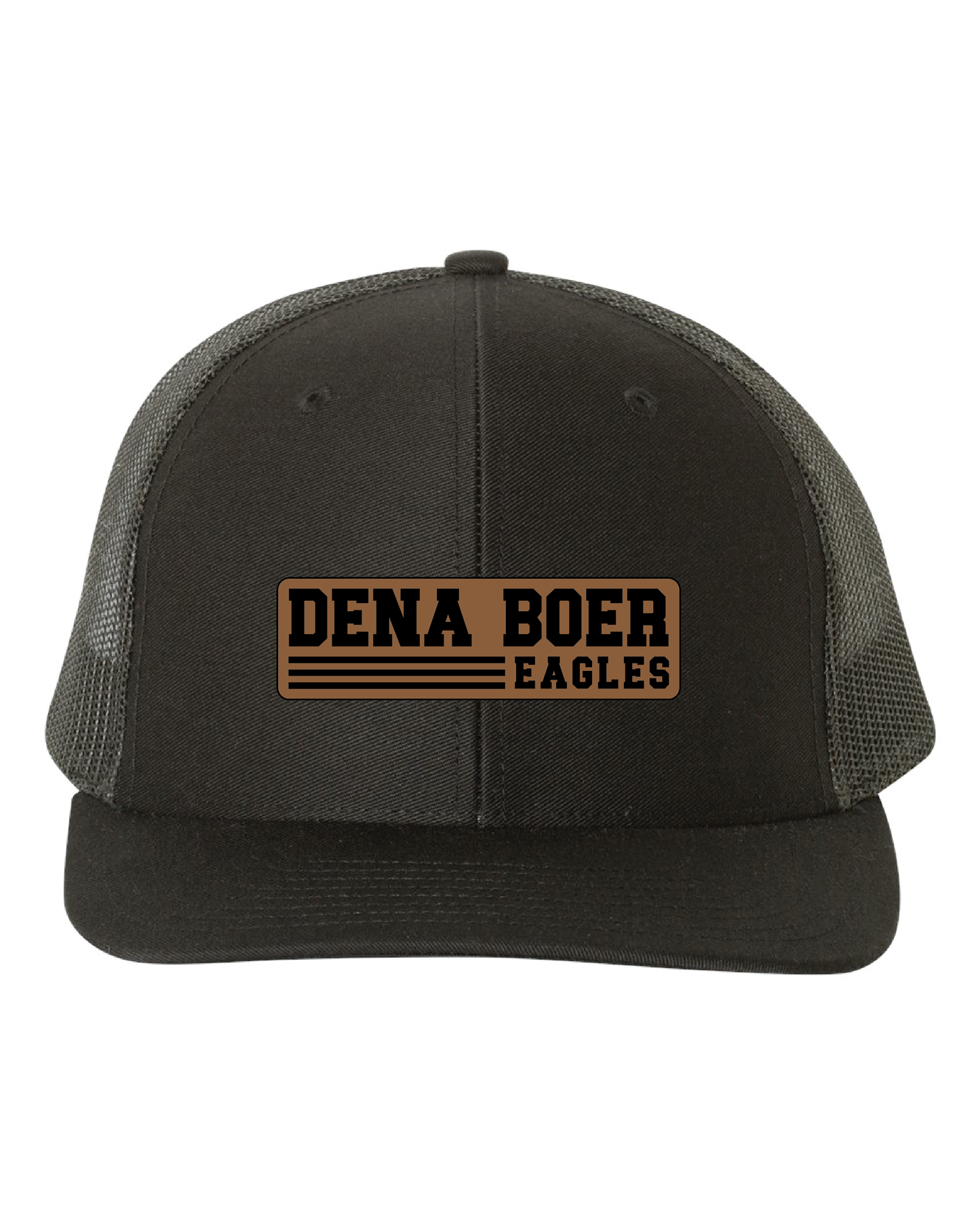 Snapback Leather Patch Hat