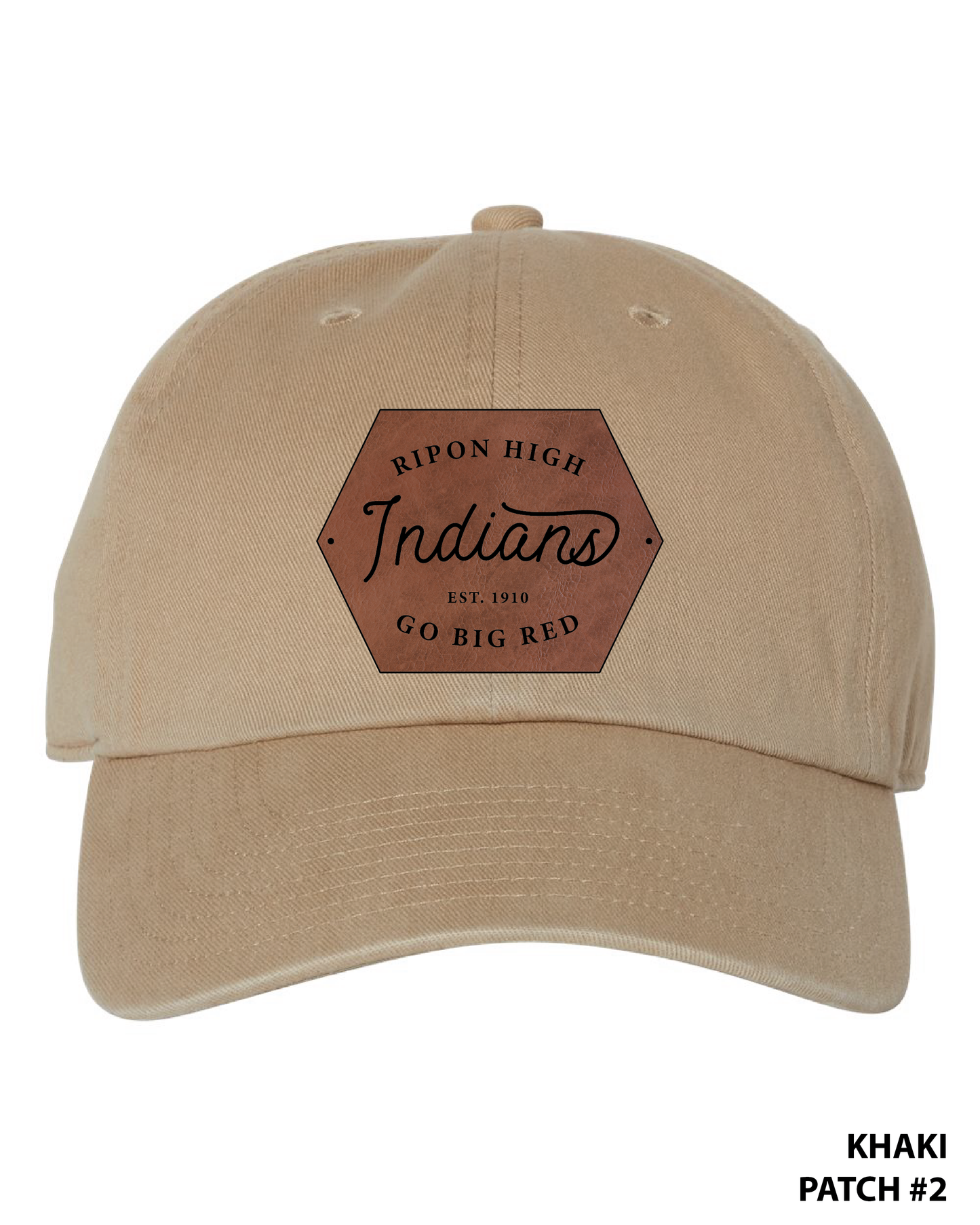 Twill Leather Patch Hat