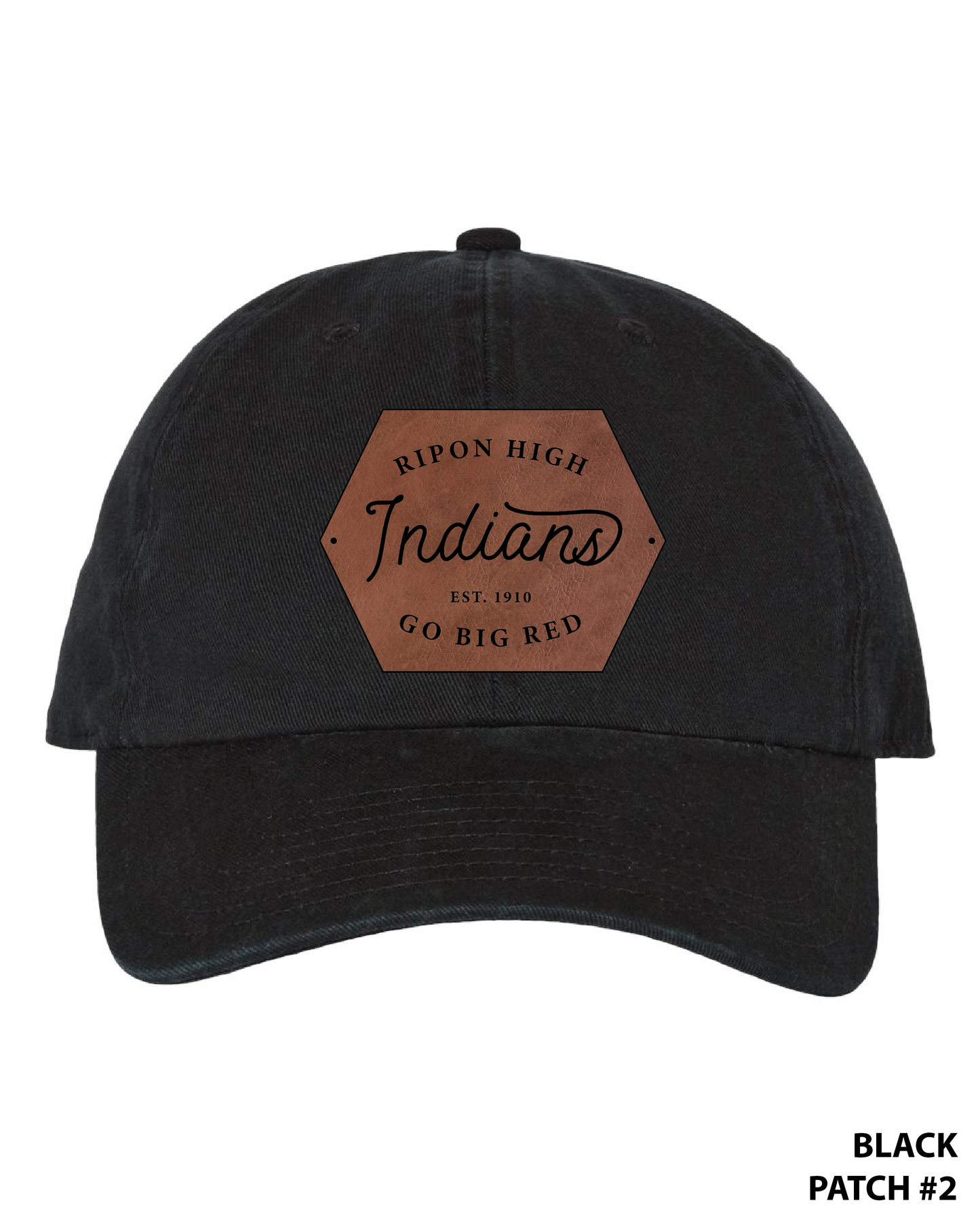 Twill Leather Patch Hat