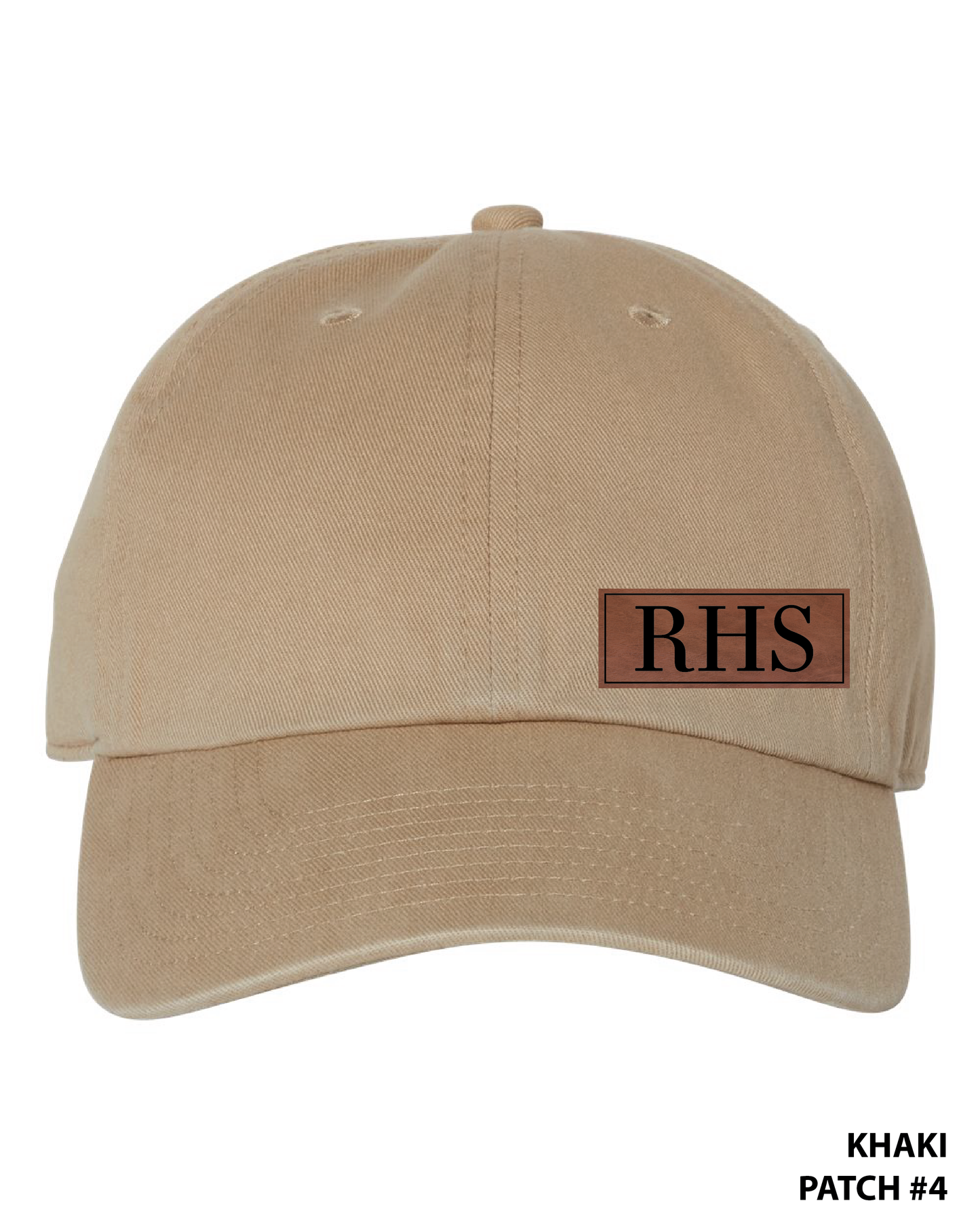 Twill Leather Patch Hat