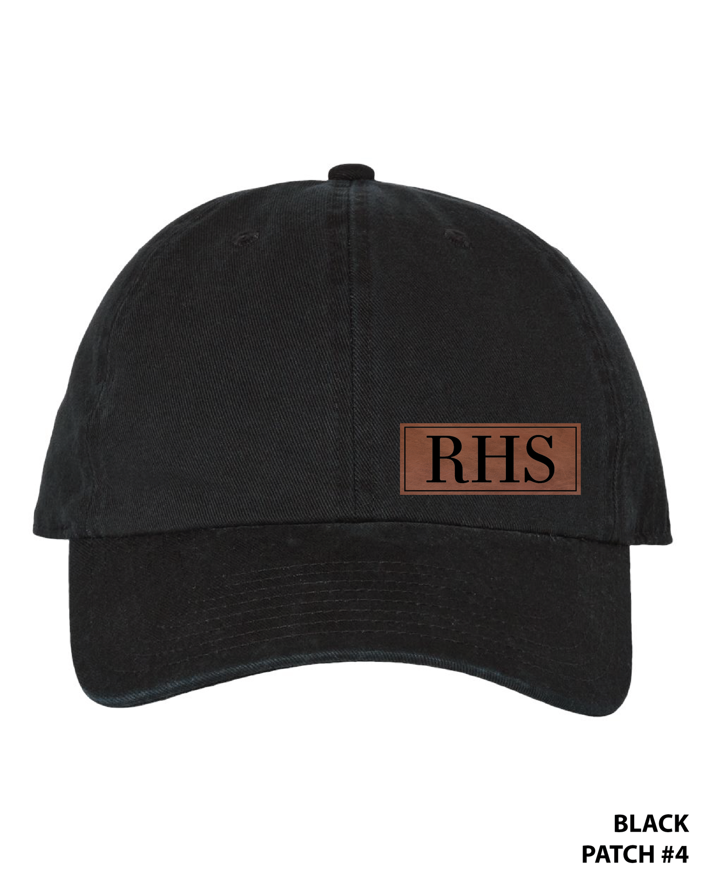 Twill Leather Patch Hat