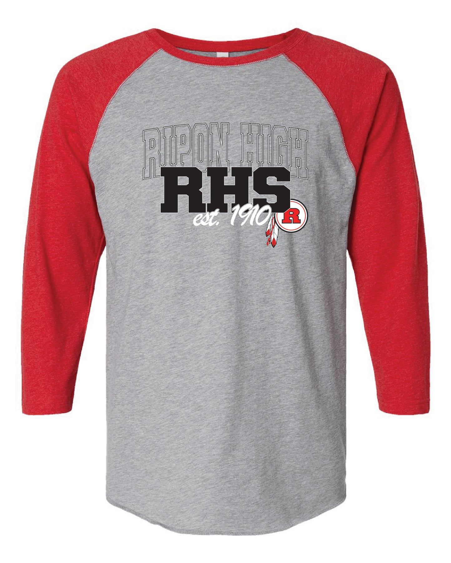 RHS Baseball Style Tee (Choose your design!)