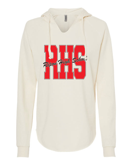 Ripon High Women's V Neck Hoodie (Choose your design!)