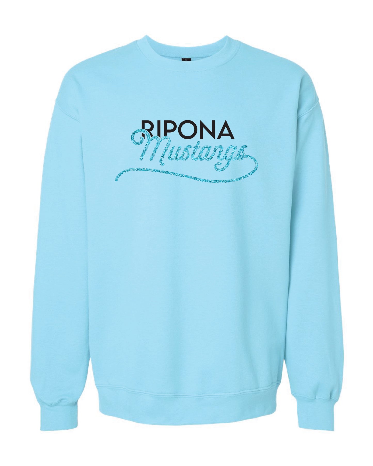 Glitter Mustangs Crewneck Sweatshirt