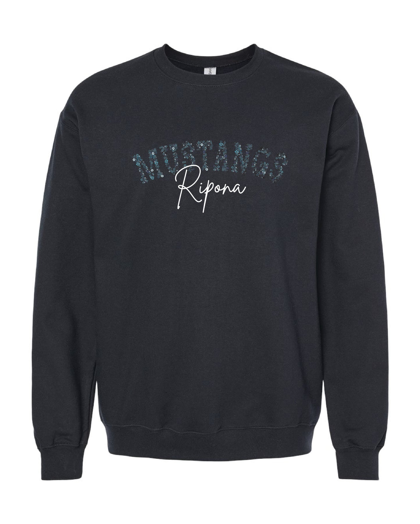Floral Mustangs Crewneck Sweatshirt