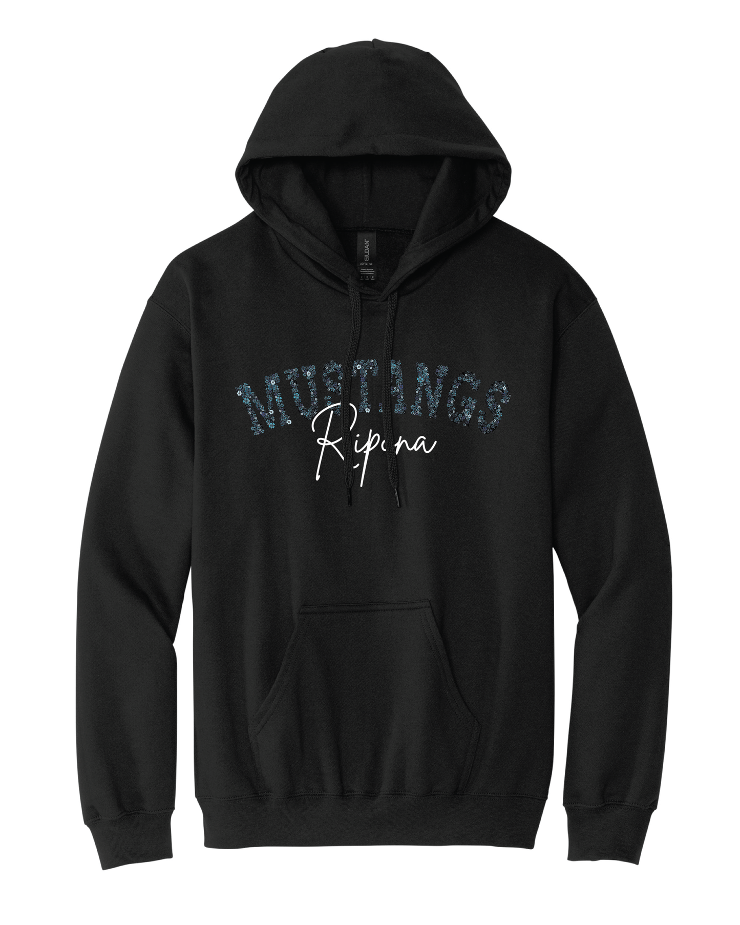 Floral Mustangs Hoodie