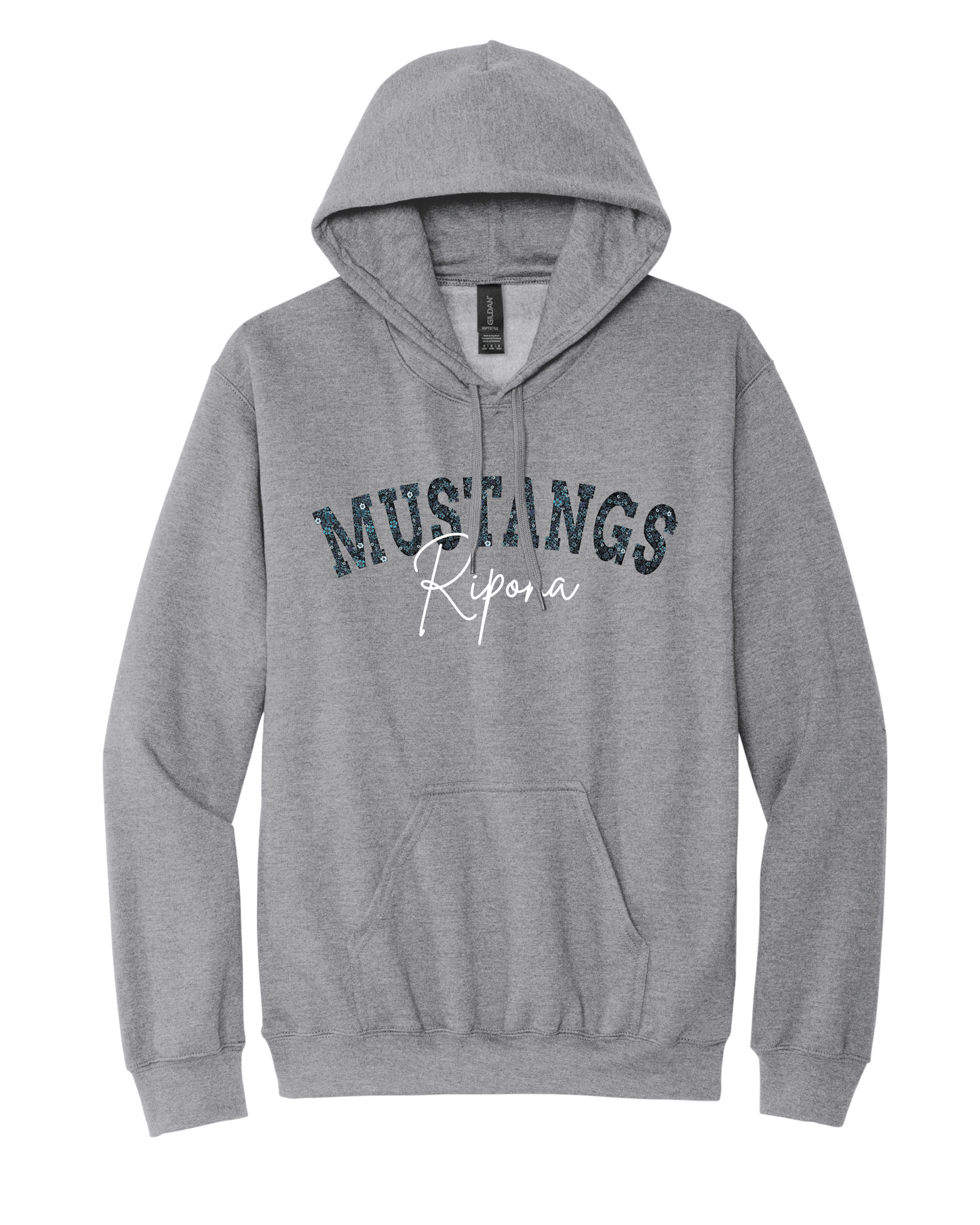 Floral Mustangs Hoodie