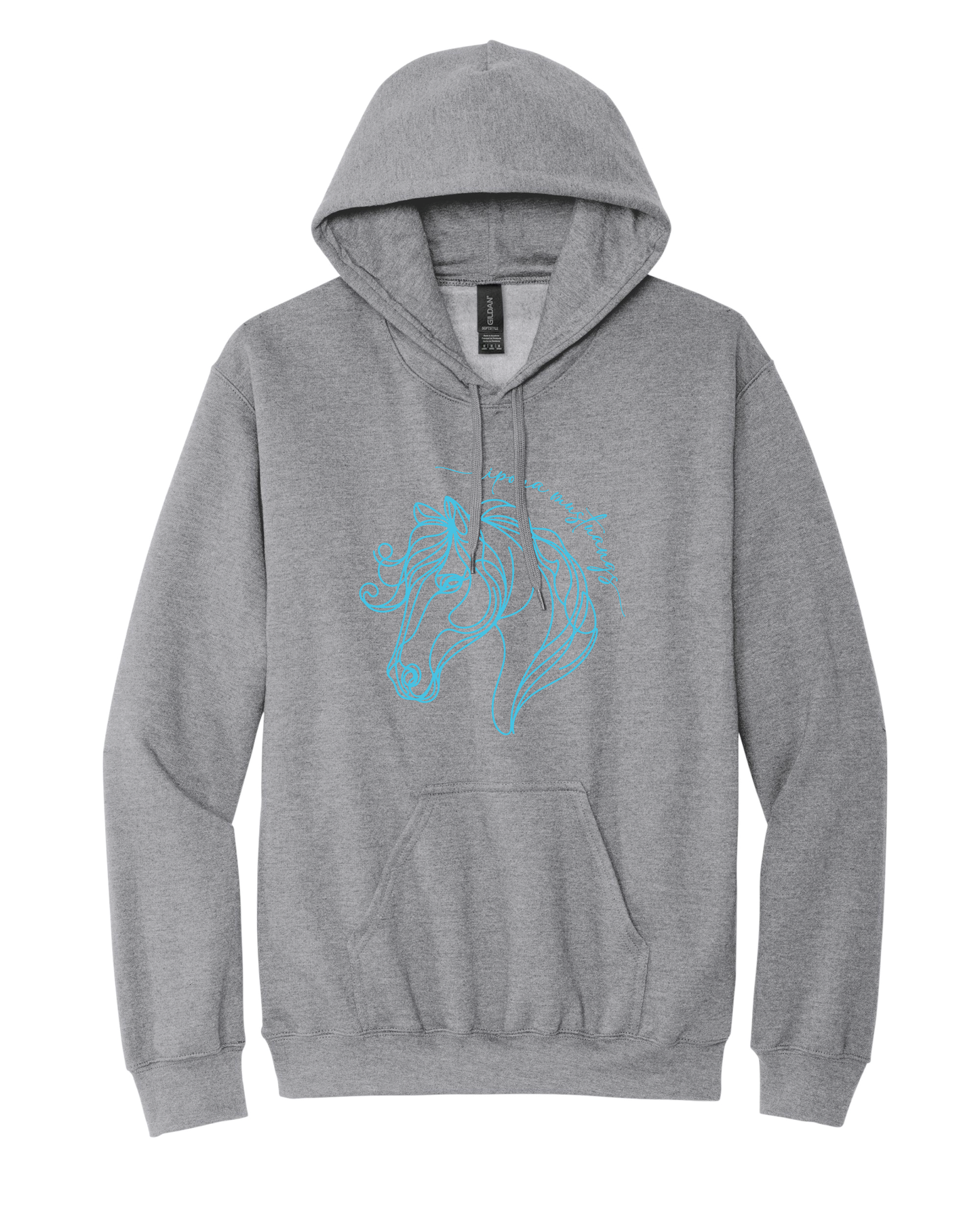Line Art Mustang Hoodie