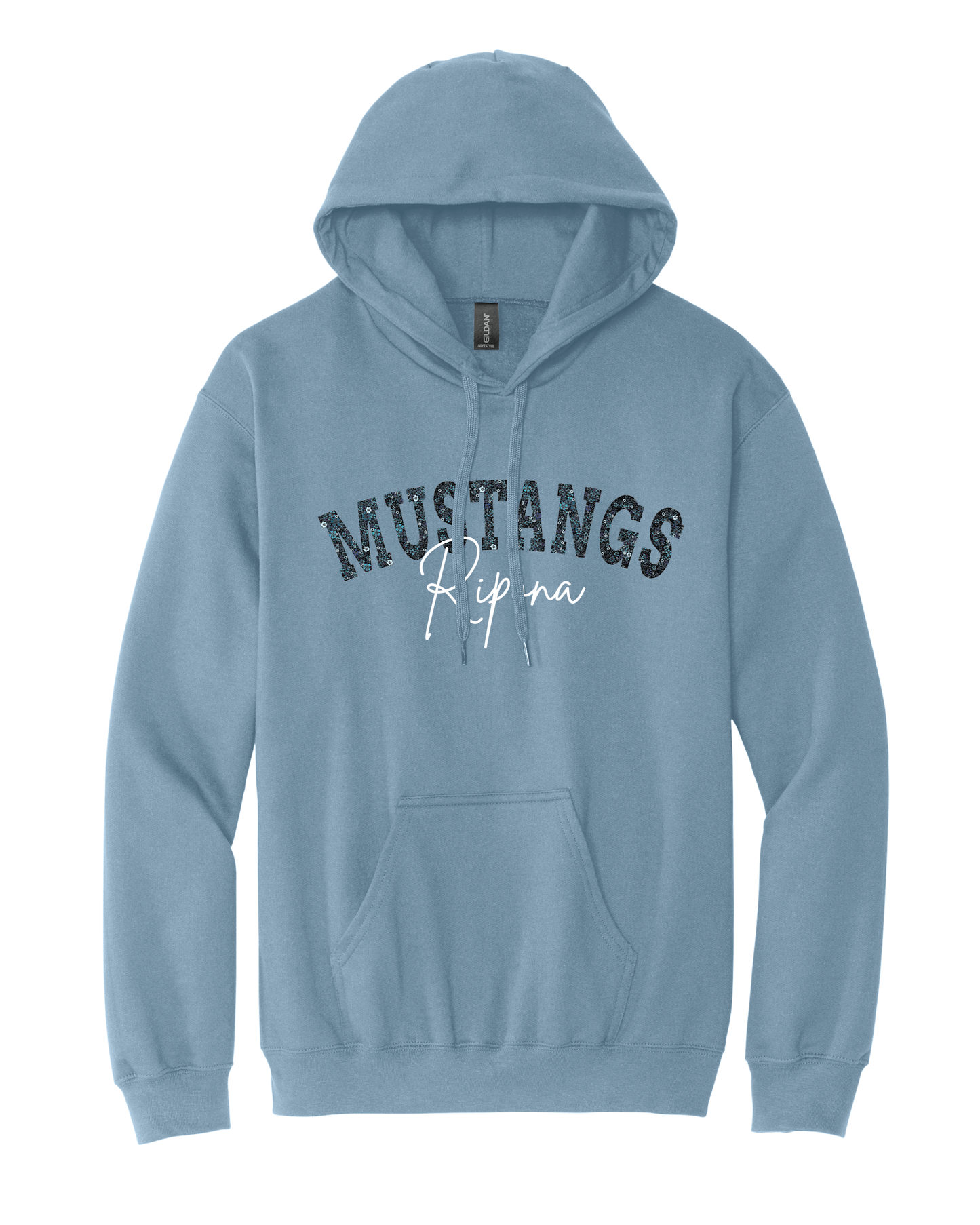 Floral Mustangs Hoodie