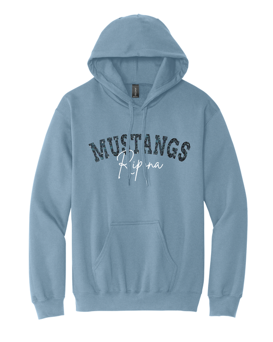 Floral Mustangs Hoodie