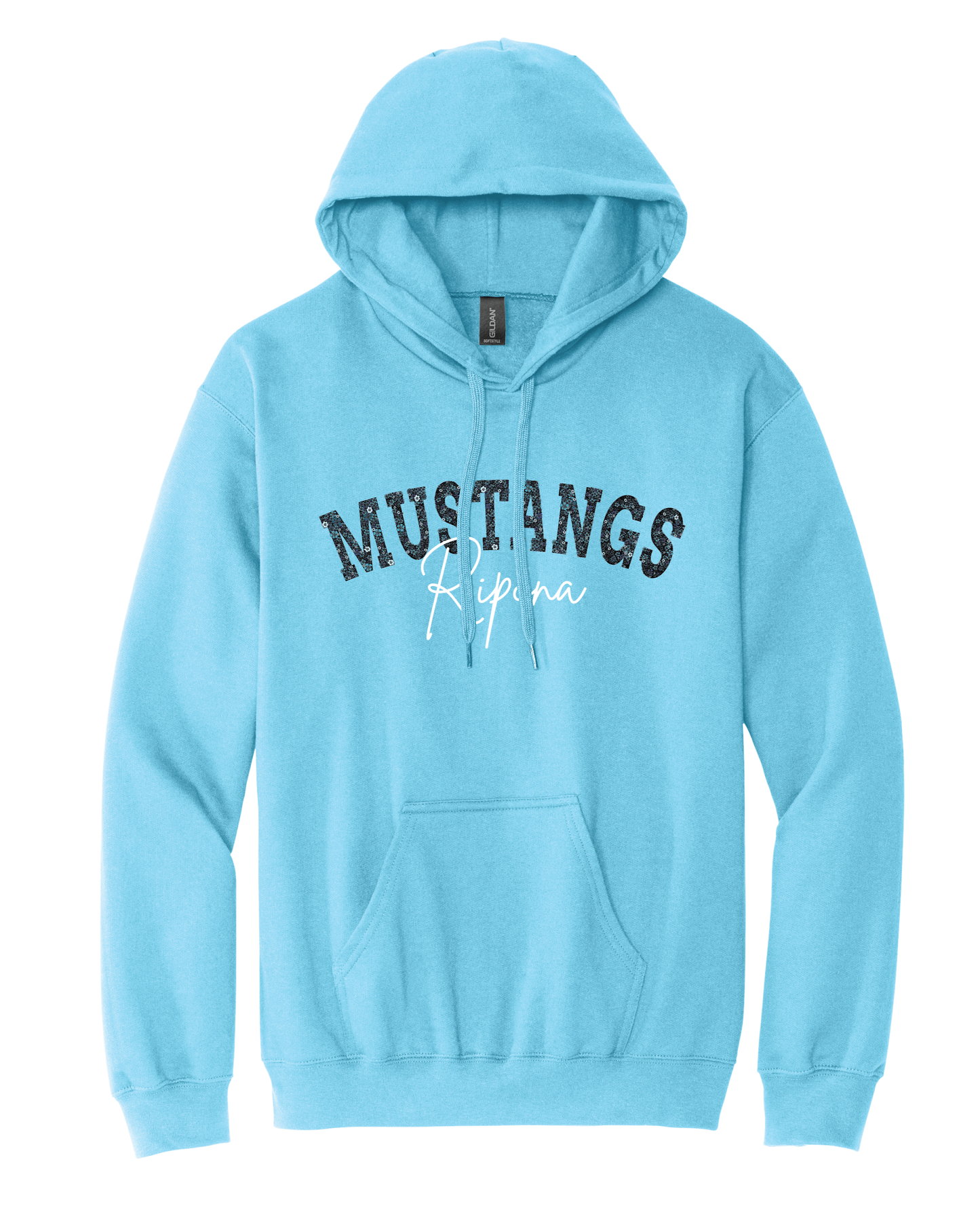 Floral Mustangs Hoodie