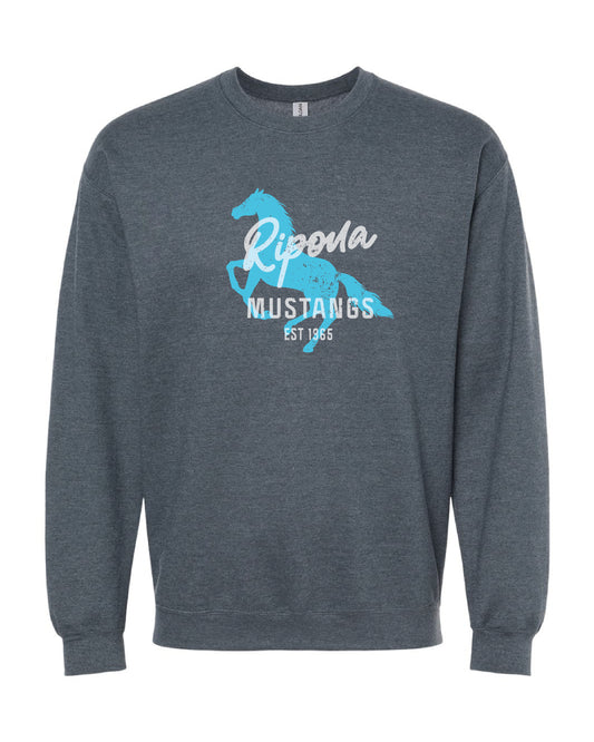 Distressed Ripona Crewneck Sweatshirt