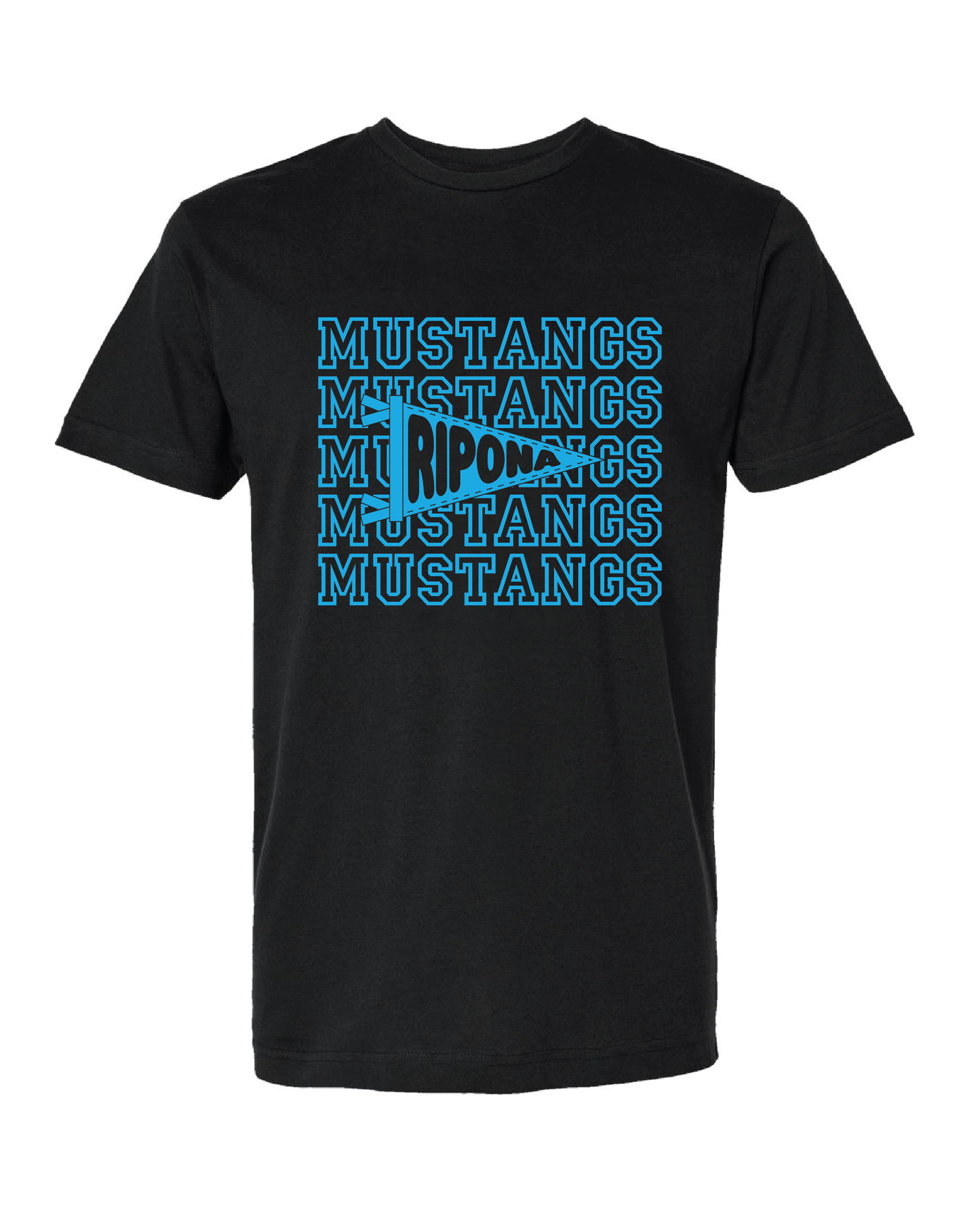 Mustangs Pennant Flag Tee