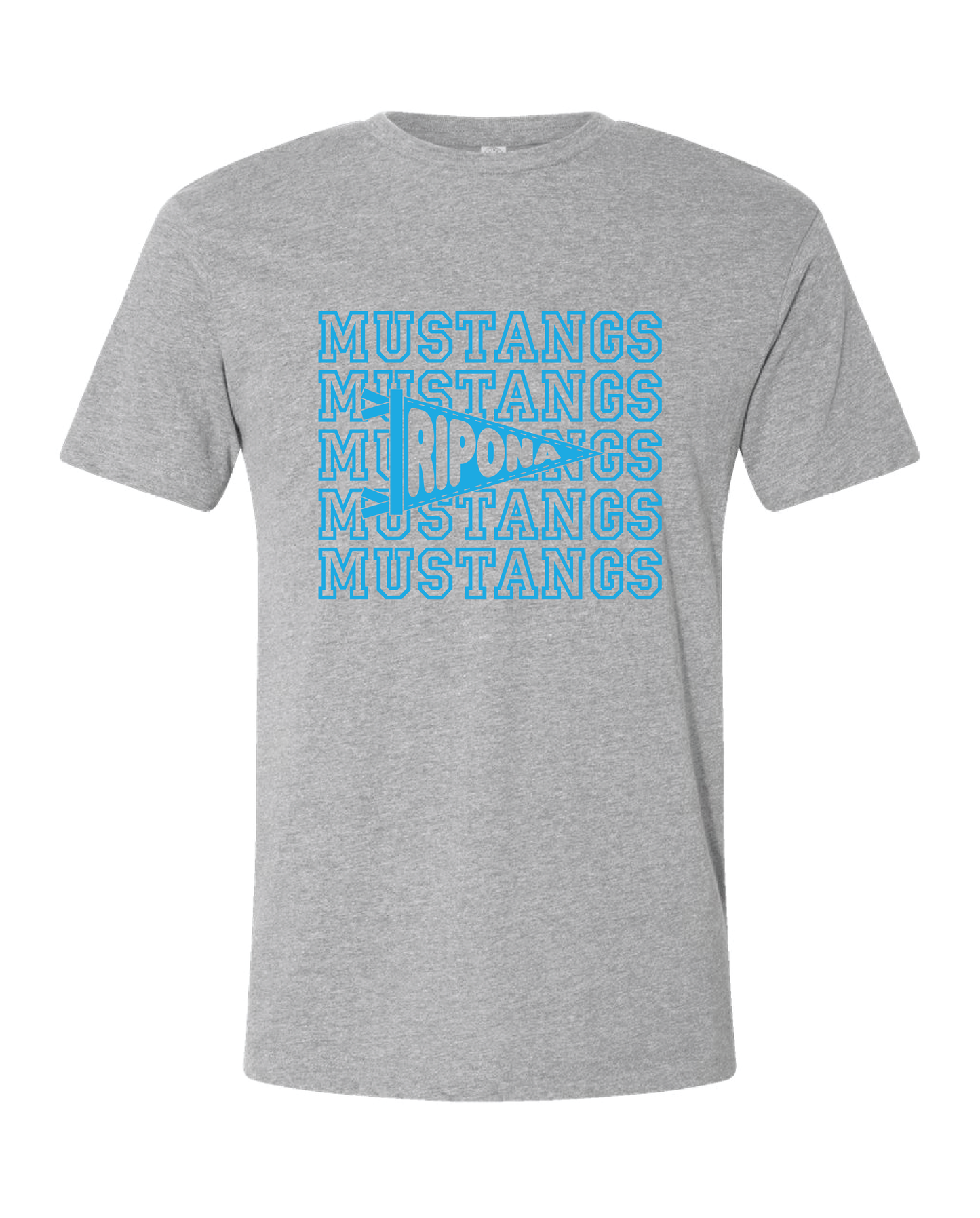 Mustangs Pennant Flag Tee