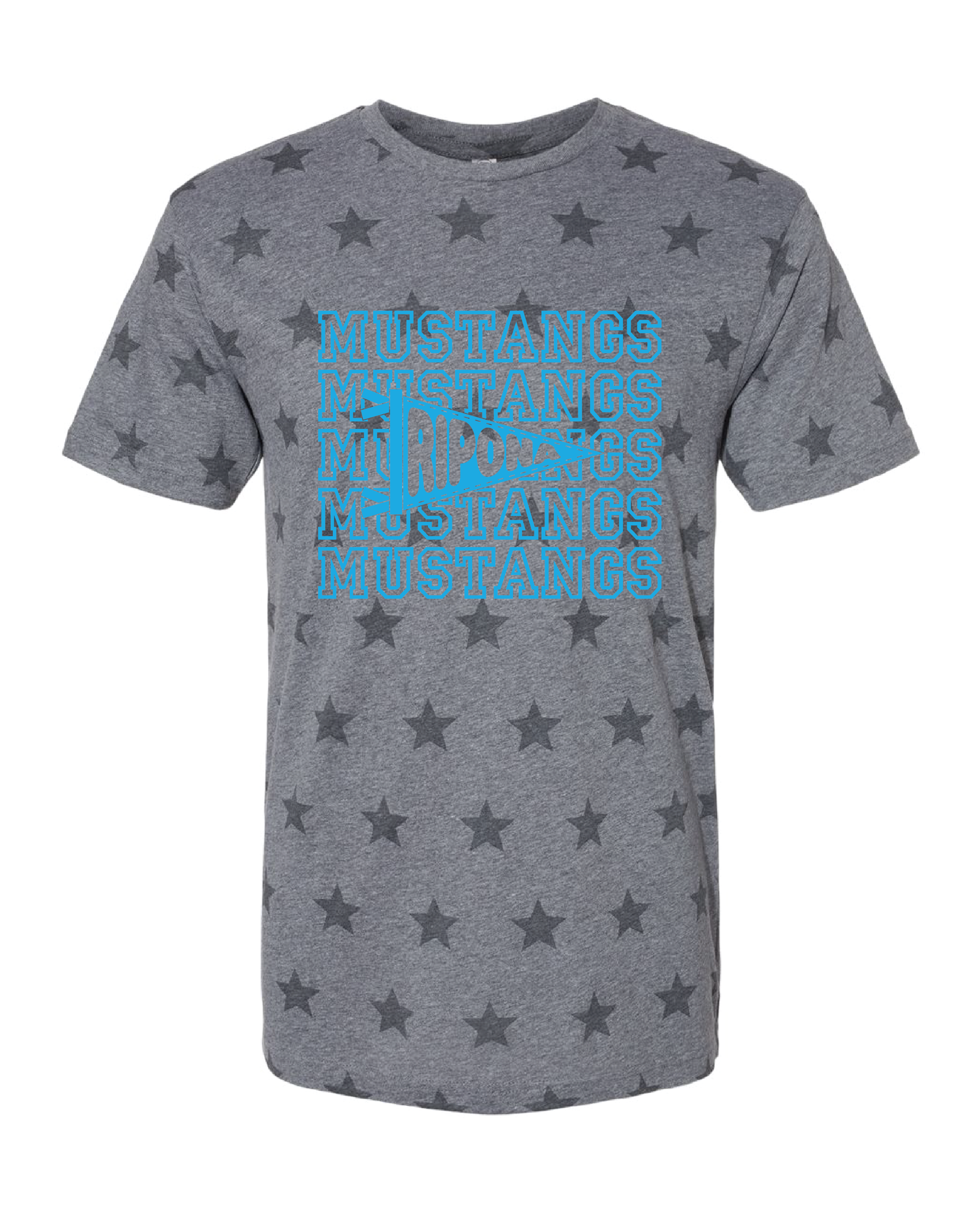 Mustangs Pennant Flag Tee