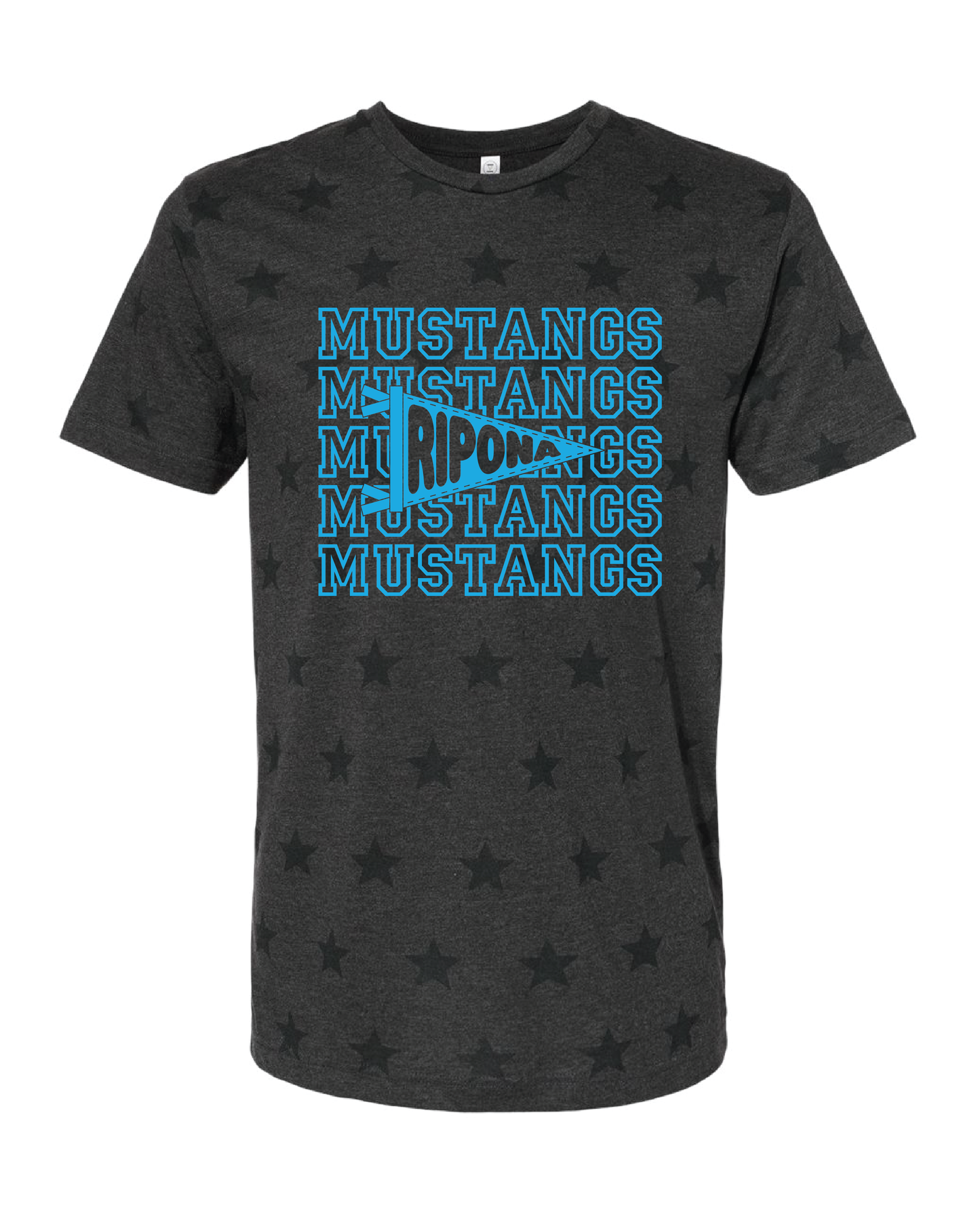 Mustangs Pennant Flag Tee