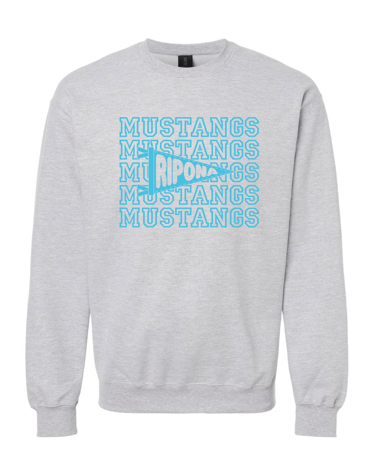 Mustang Pennant Flag Crewneck Sweatshirt