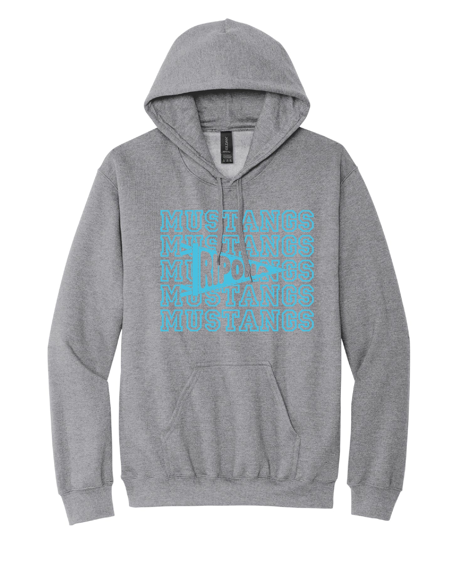 Mustang Pennant Flag Hoodie